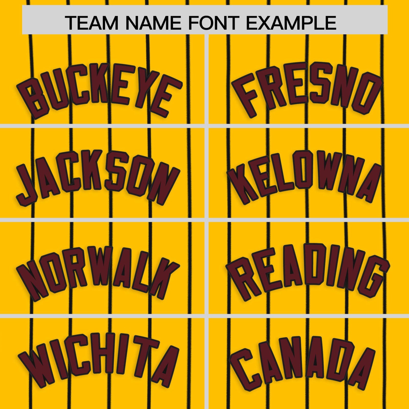 Custom Yellow Black Stripe Fashion Authentic Baseball Jersey