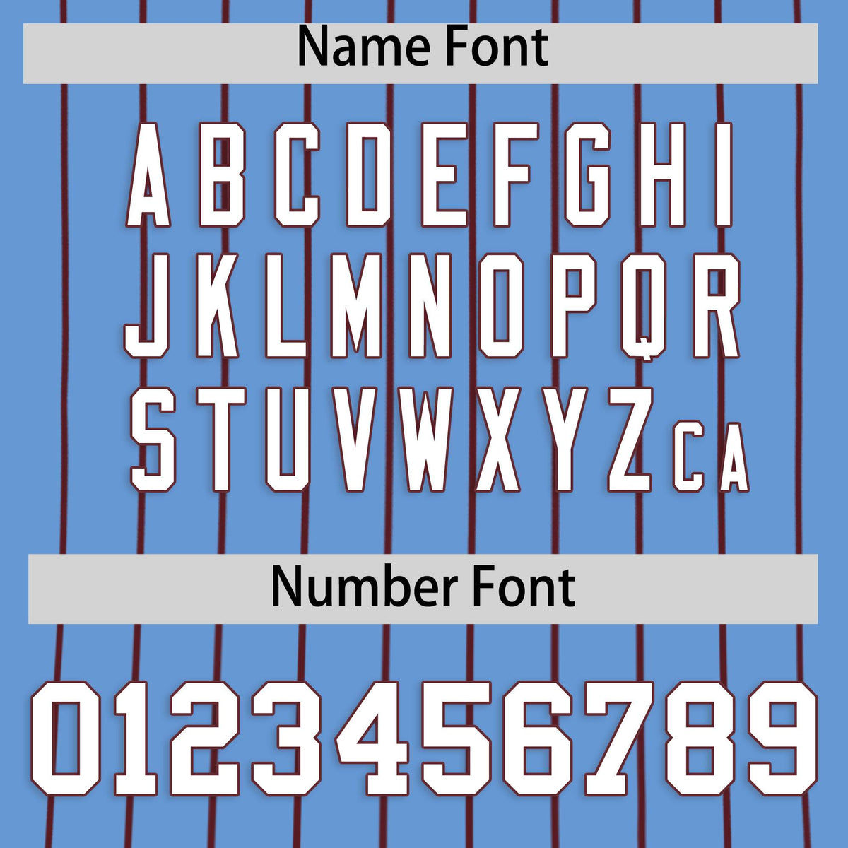 Custom Powder Blue Burgundy Stripe Fashion Authentic Baseball Jersey