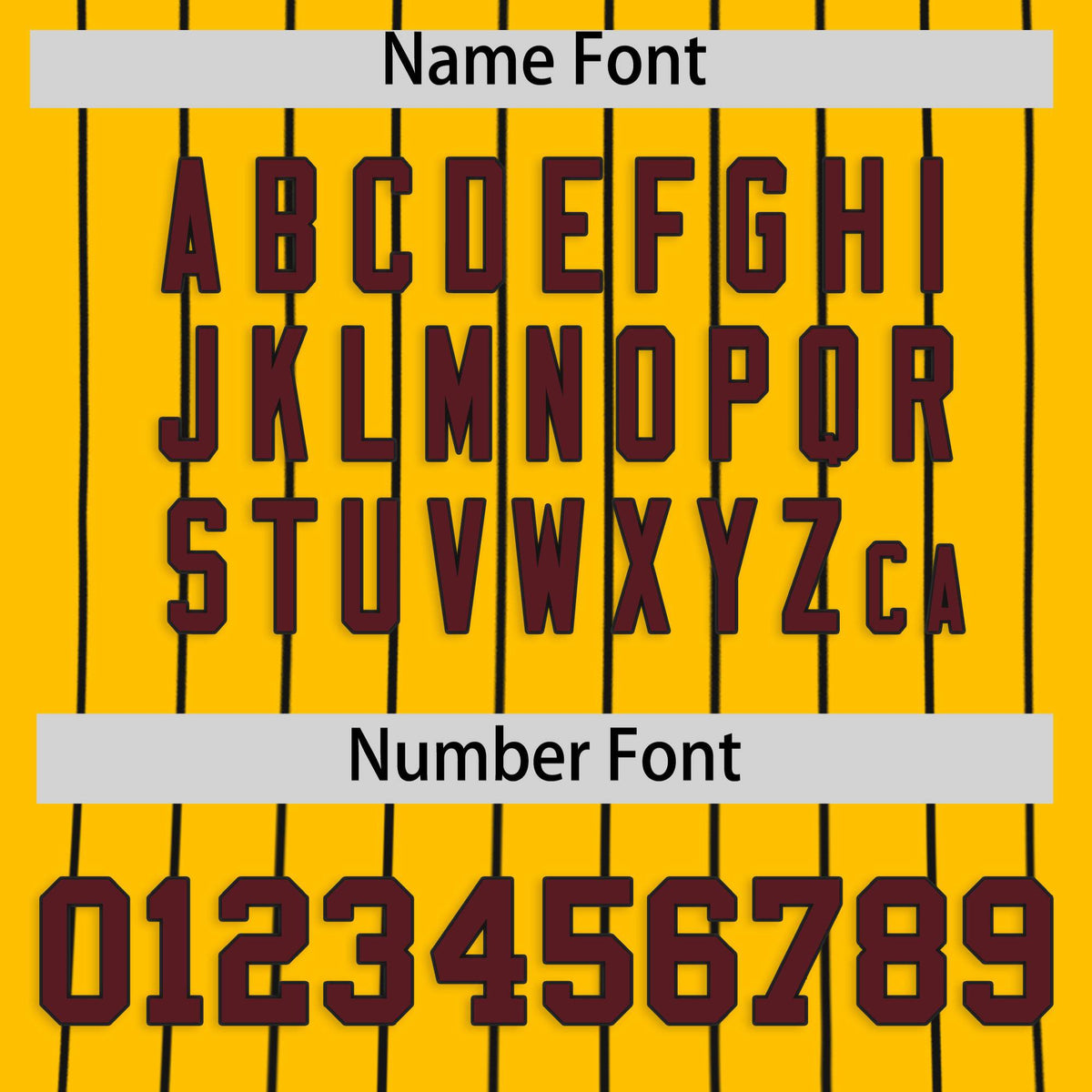 Custom Yellow Black Stripe Fashion Authentic Baseball Jersey