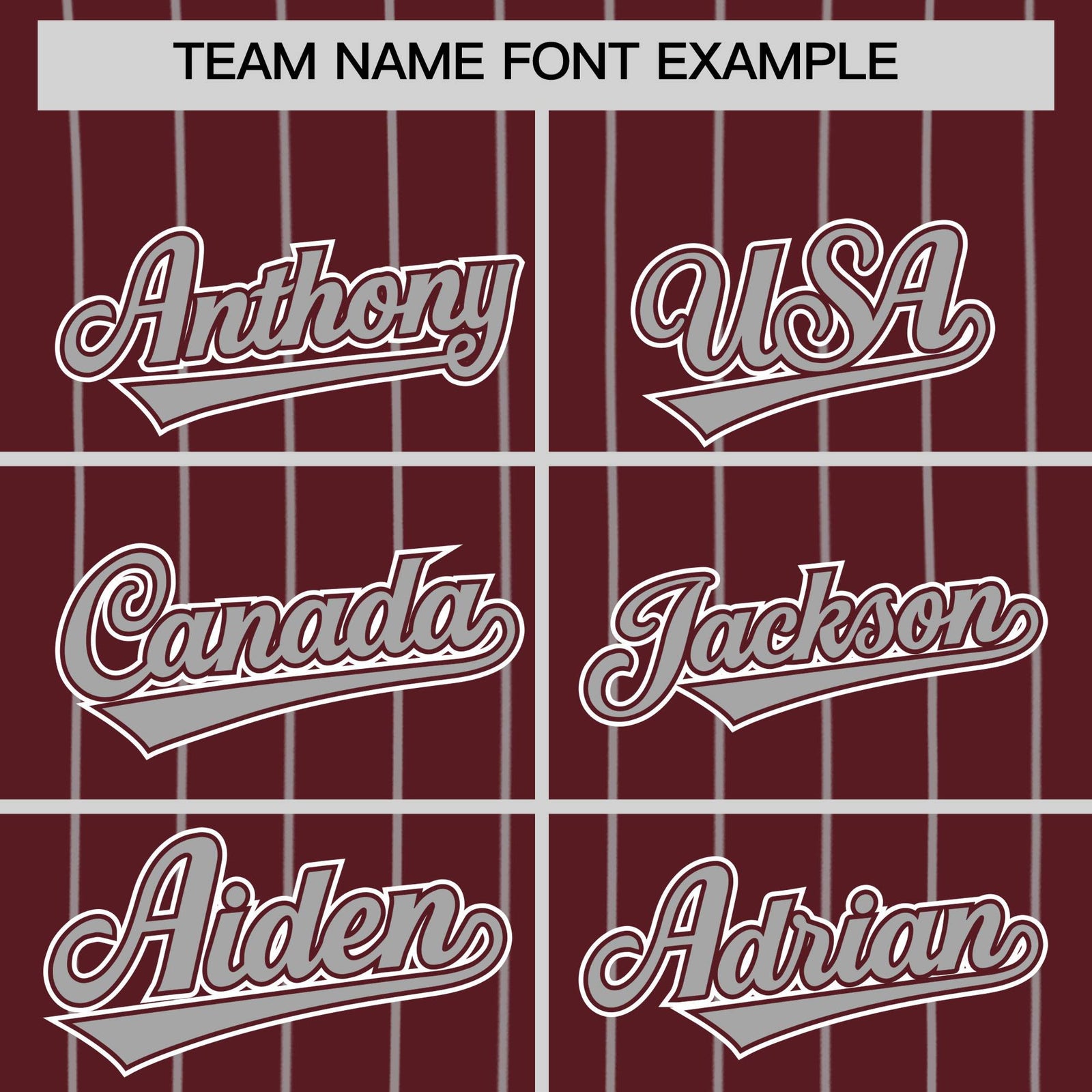 Custom Burgundy Gray Stripe Fashion Authentic Baseball Jersey