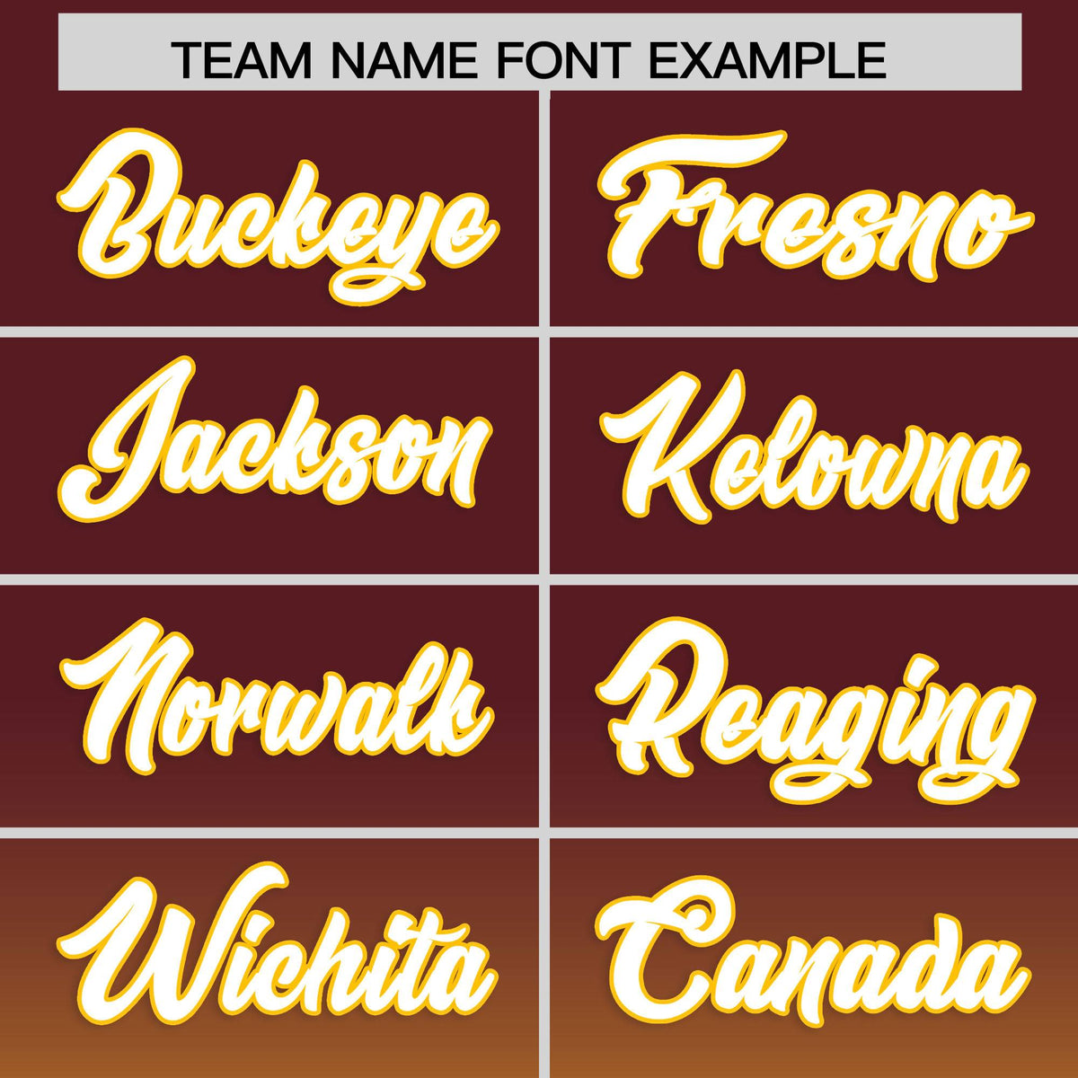 Custom Burgundy Yellow Gradient Fashion Authentic Baseball Jersey