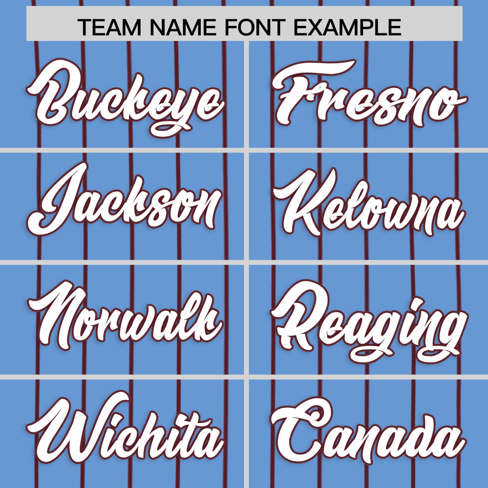 Custom Powder Blue Burgundy Stripe Fashion Authentic Baseball Jersey