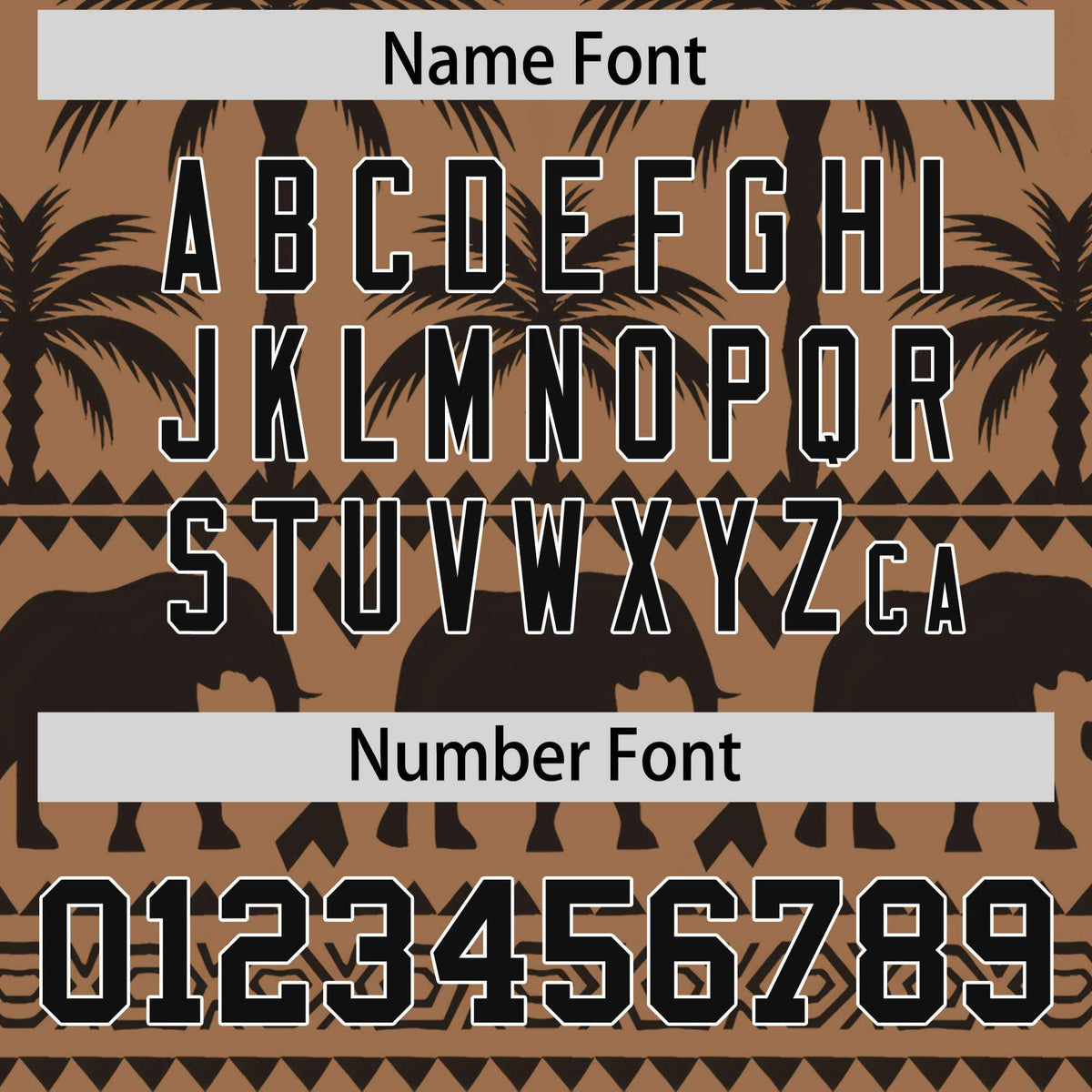 Custom Light Brown Black Graffiti Pattern Personalized Bossinia Style Authentic Baseball Jersey