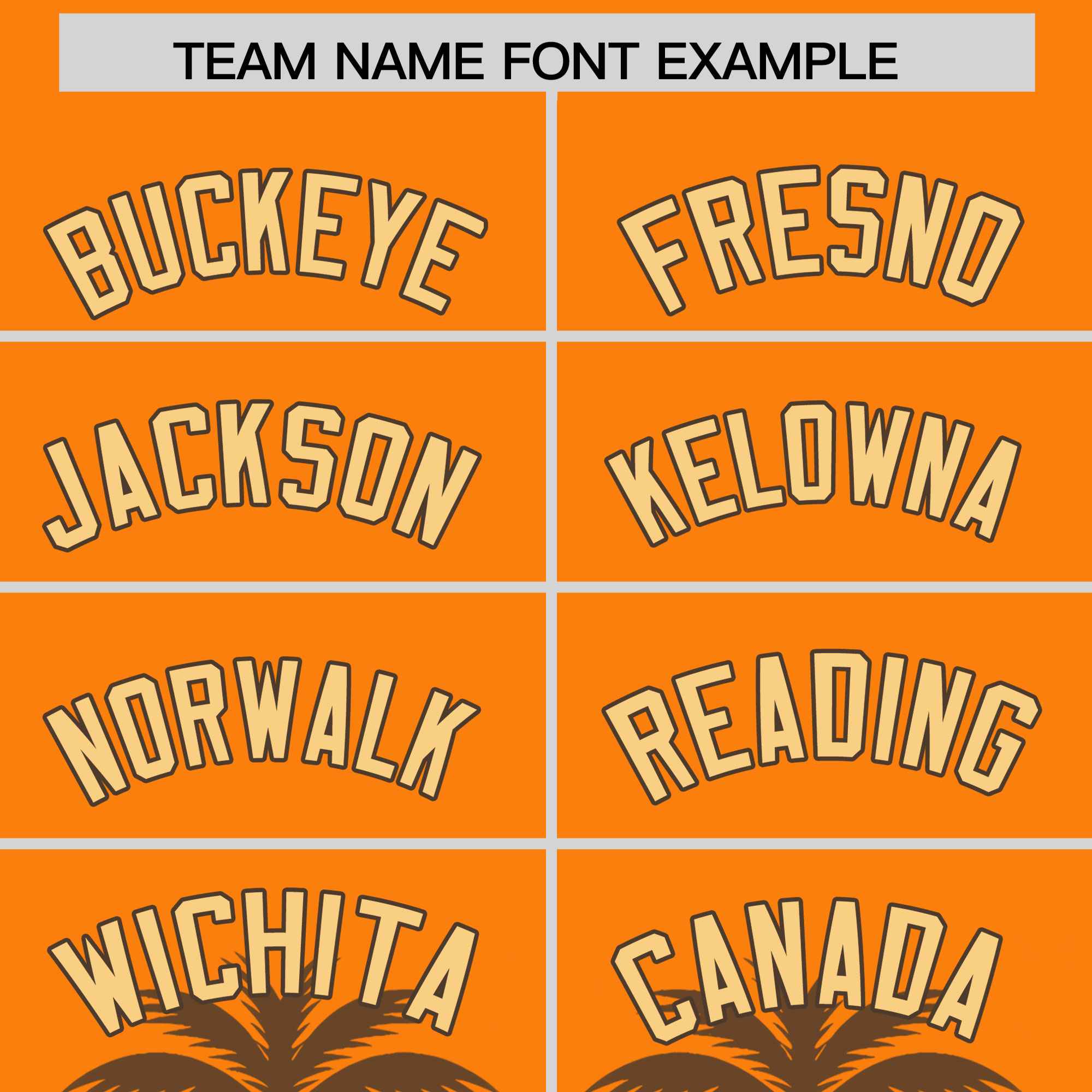 Custom Orange Light Brown Graffiti Pattern Personalized Bossinia Style Authentic Baseball Jersey