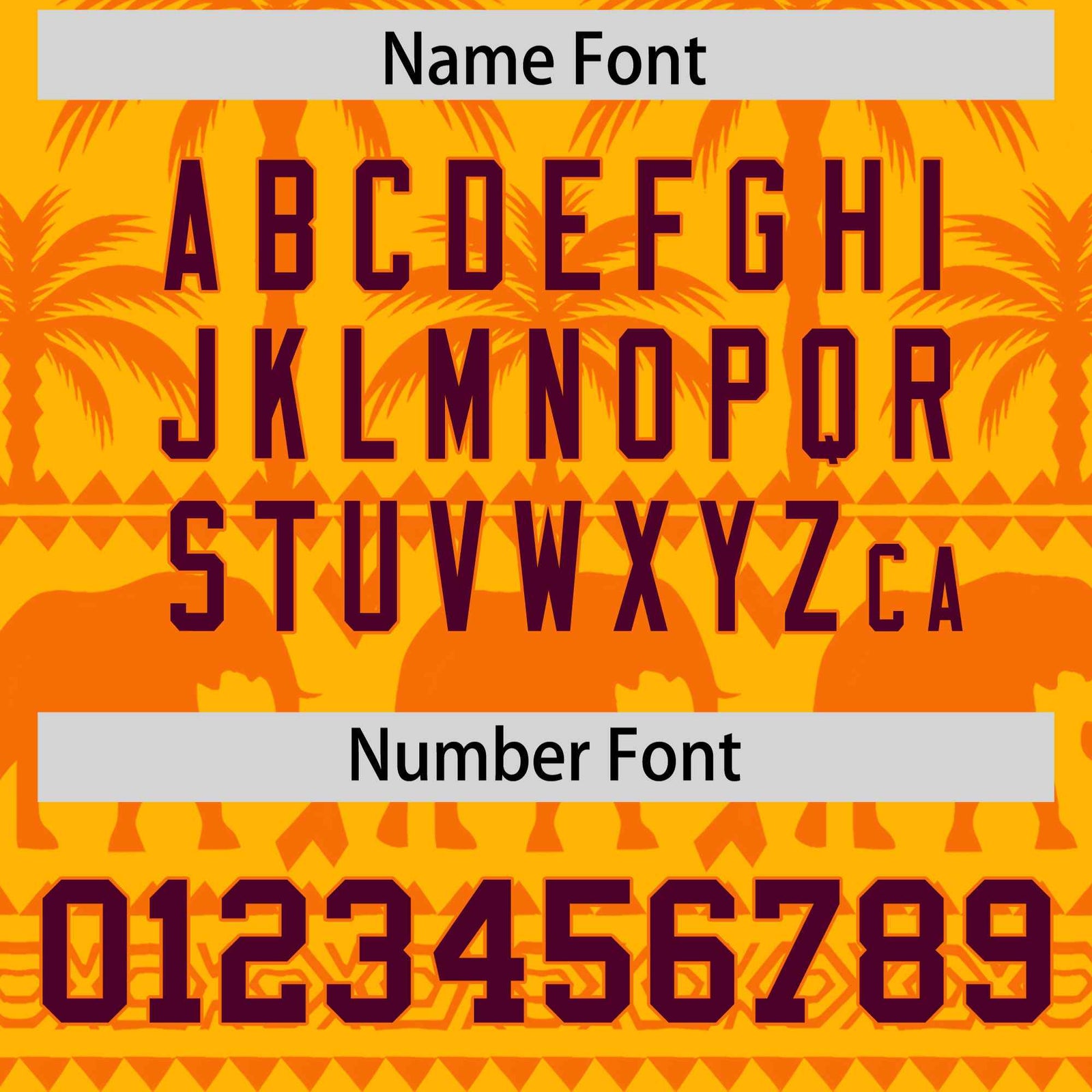 Custom Gold Orange Graffiti Pattern Personalized Bossinia Style Authentic Baseball Jersey