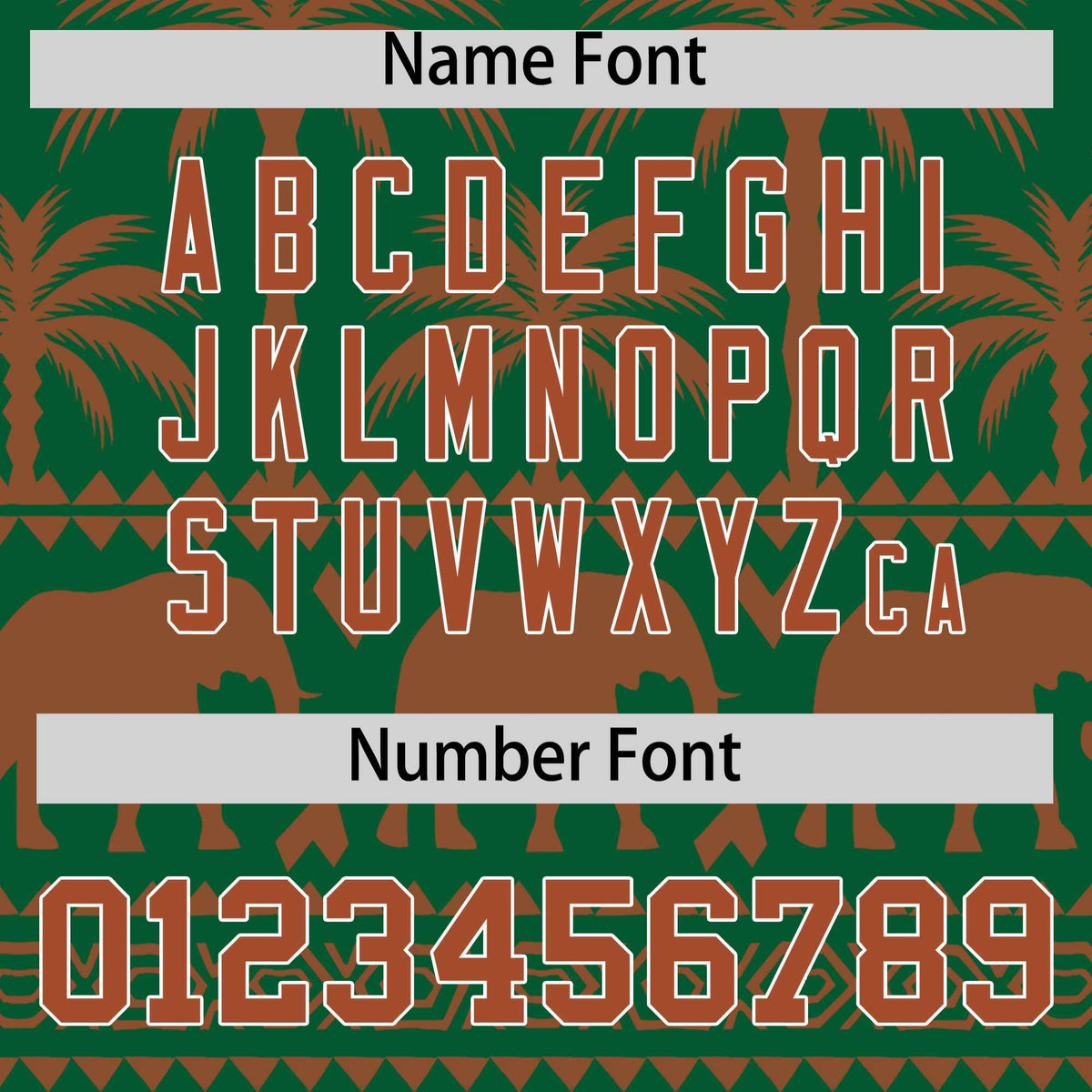 Custom Kelly Green Texas Orange Graffiti Pattern Personalized Bossinia Style Authentic Baseball Jersey