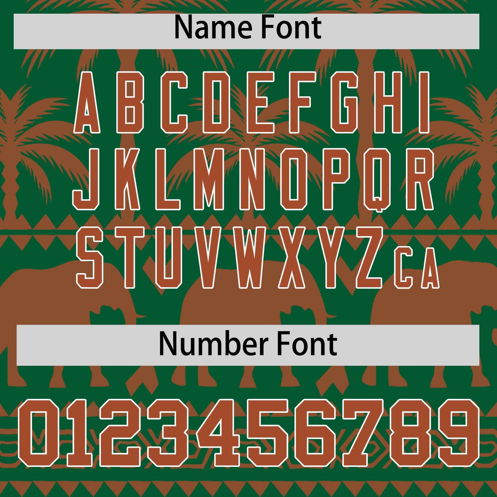 Custom Kelly Green Texas Orange Graffiti Pattern Personalized Bossinia Style Authentic Baseball Jersey