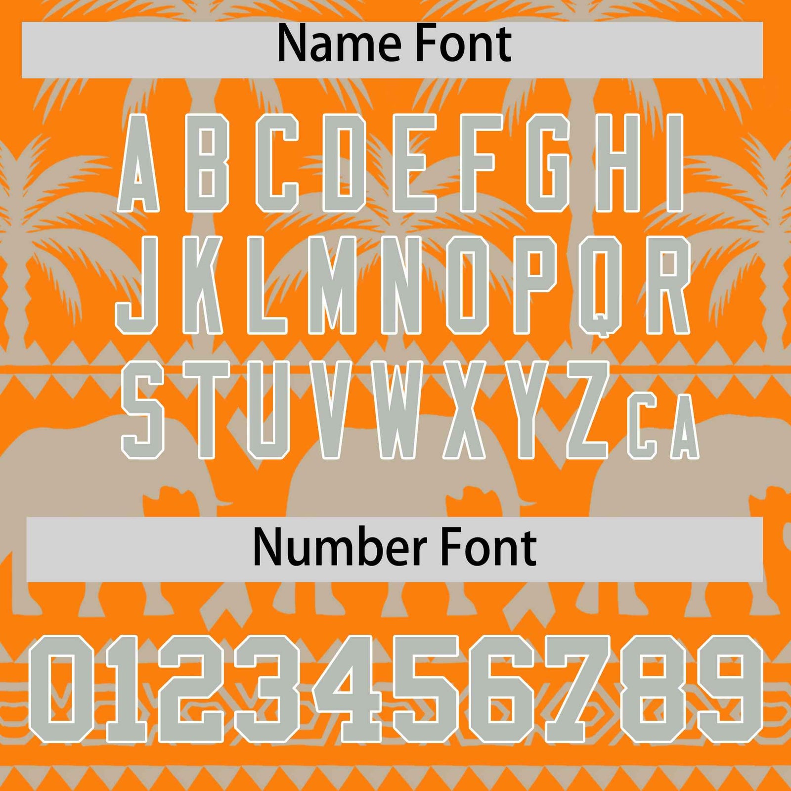 Custom Orange Gray Graffiti Pattern Personalized Bossinia Style Authentic Baseball Jersey