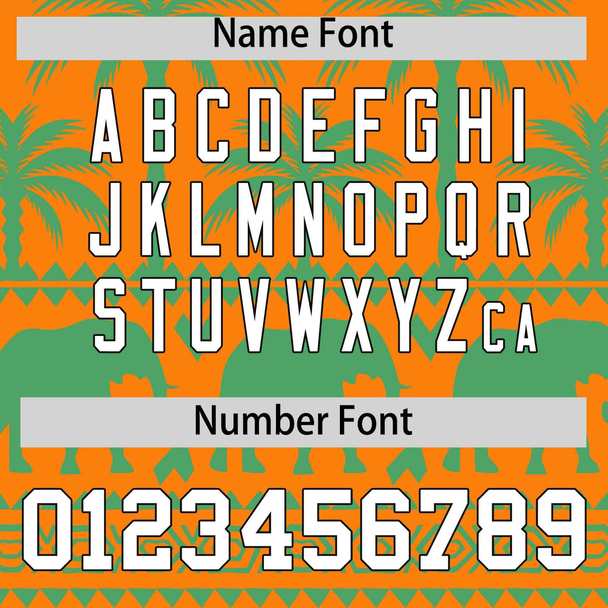 Custom Orange Green Graffiti Pattern Personalized Bossinia Style Authentic Baseball Jersey