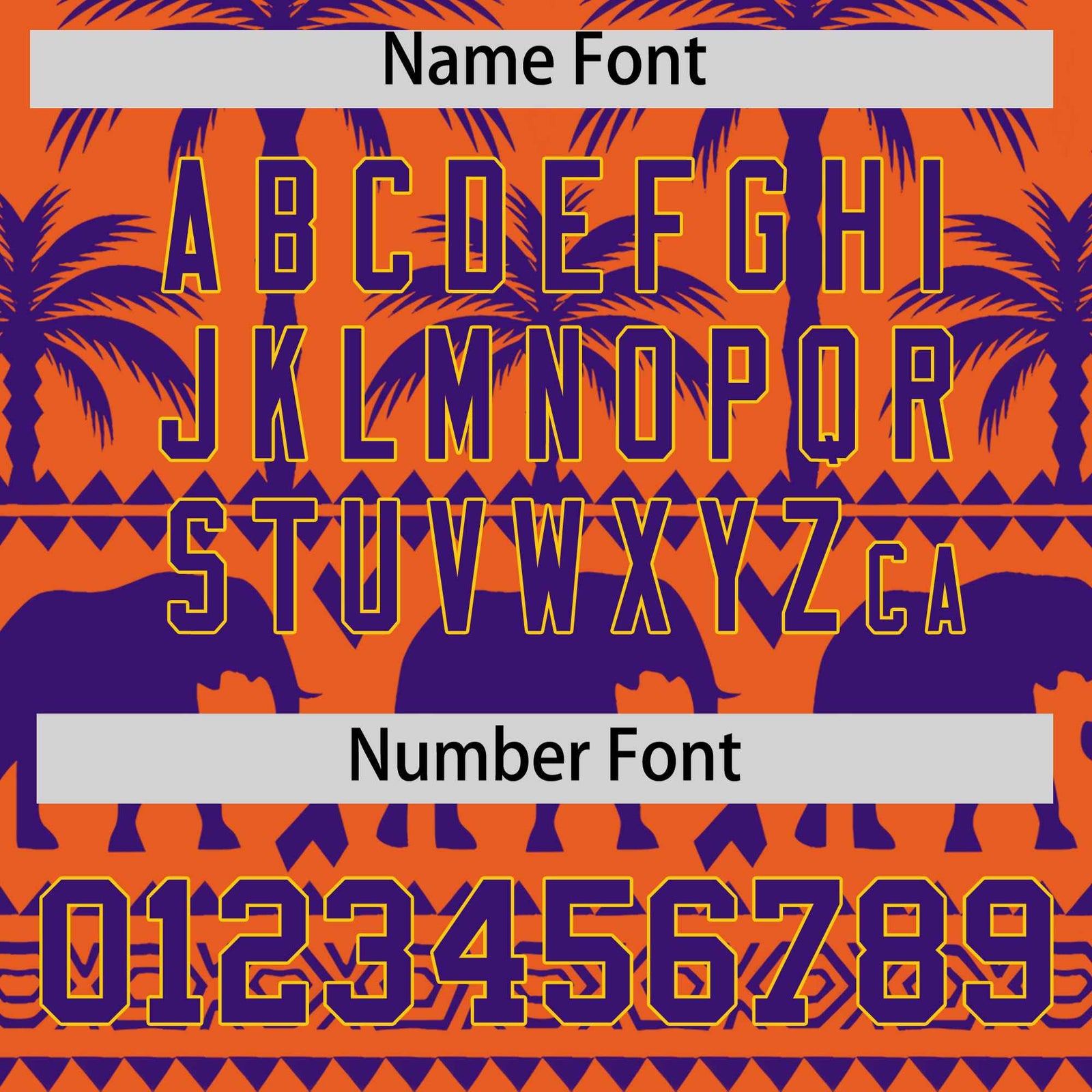 Custom Orange Purple Graffiti Pattern Personalized Bossinia Style Authentic Baseball Jersey