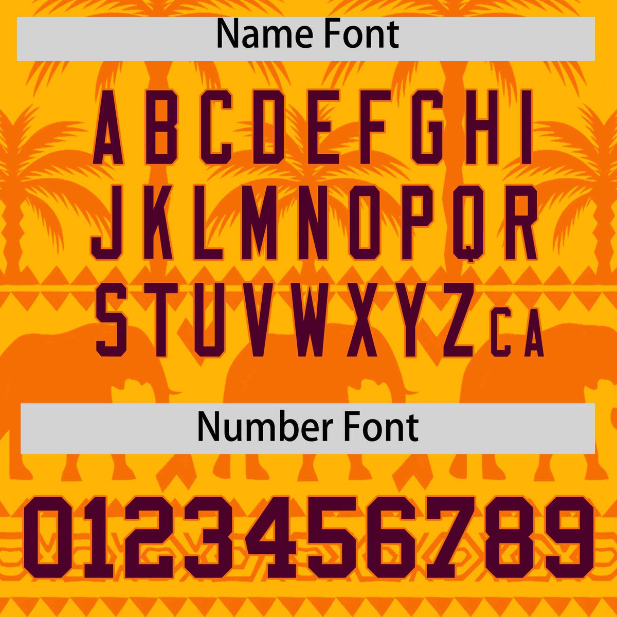 Custom Gold Orange Graffiti Pattern Personalized Bossinia Style Authentic Baseball Jersey