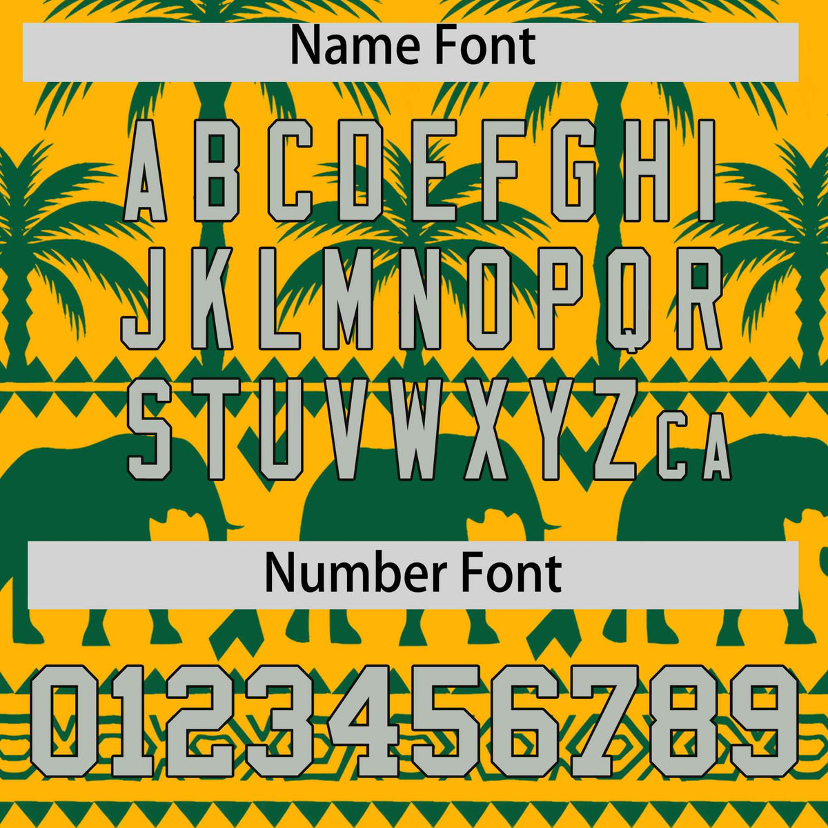 Custom Gold Green Graffiti Pattern Personalized Bossinia Style Authentic Baseball Jersey