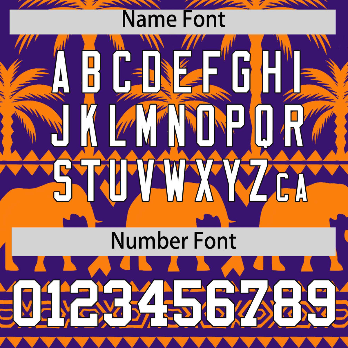 Custom Purple Orange Graffiti Pattern Personalized Bossinia Style Authentic Baseball Jersey