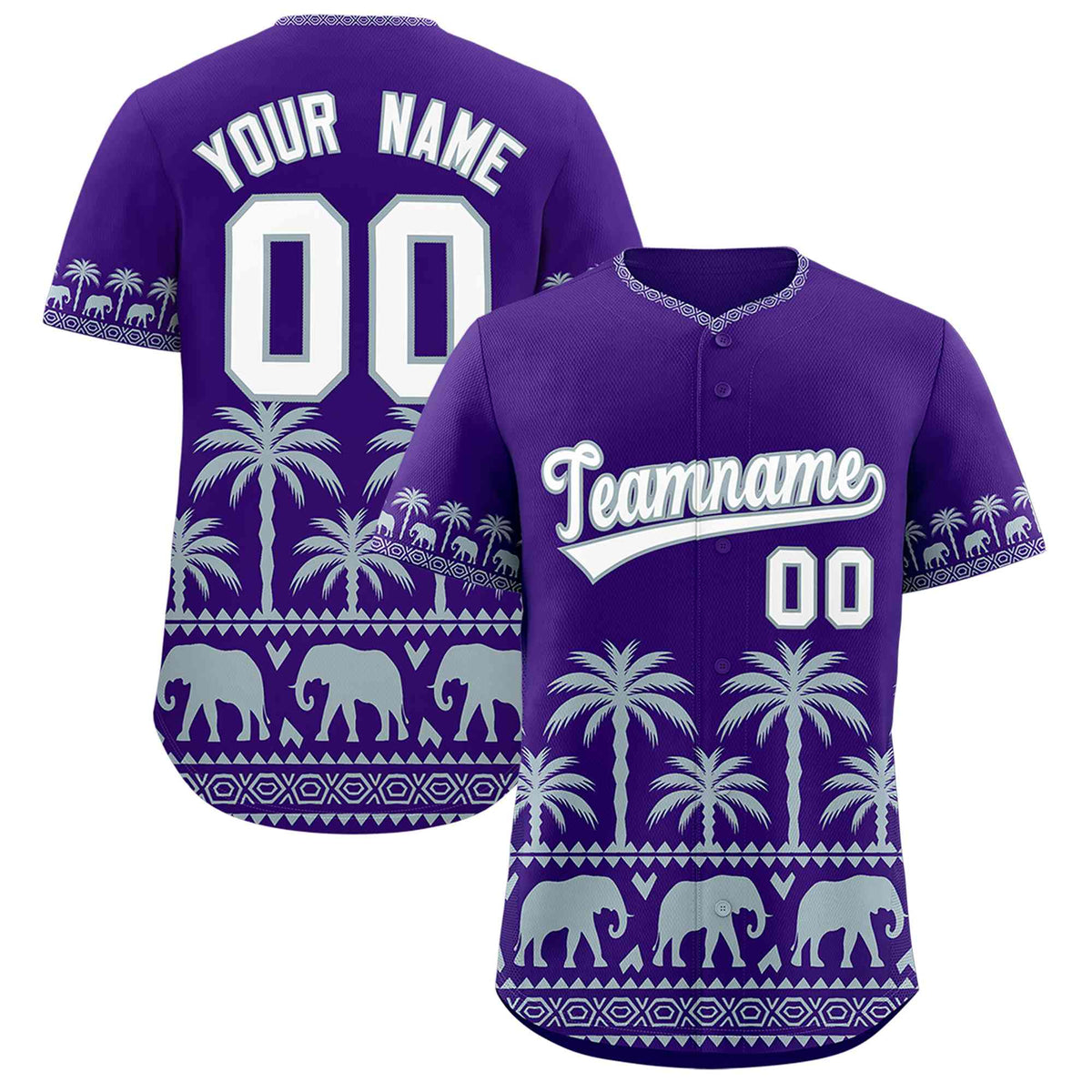 Custom Purple Silver Graffiti Pattern Personalized Bossinia Style Authentic Baseball Jersey