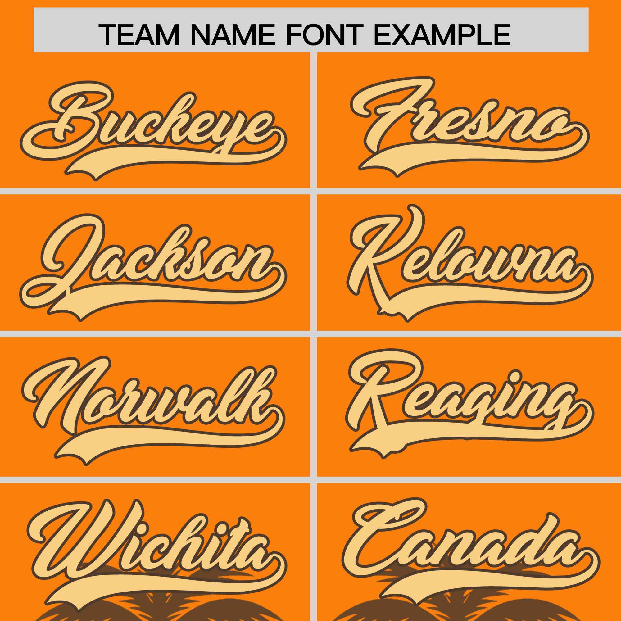 Custom Orange Light Brown Graffiti Pattern Personalized Bossinia Style Authentic Baseball Jersey