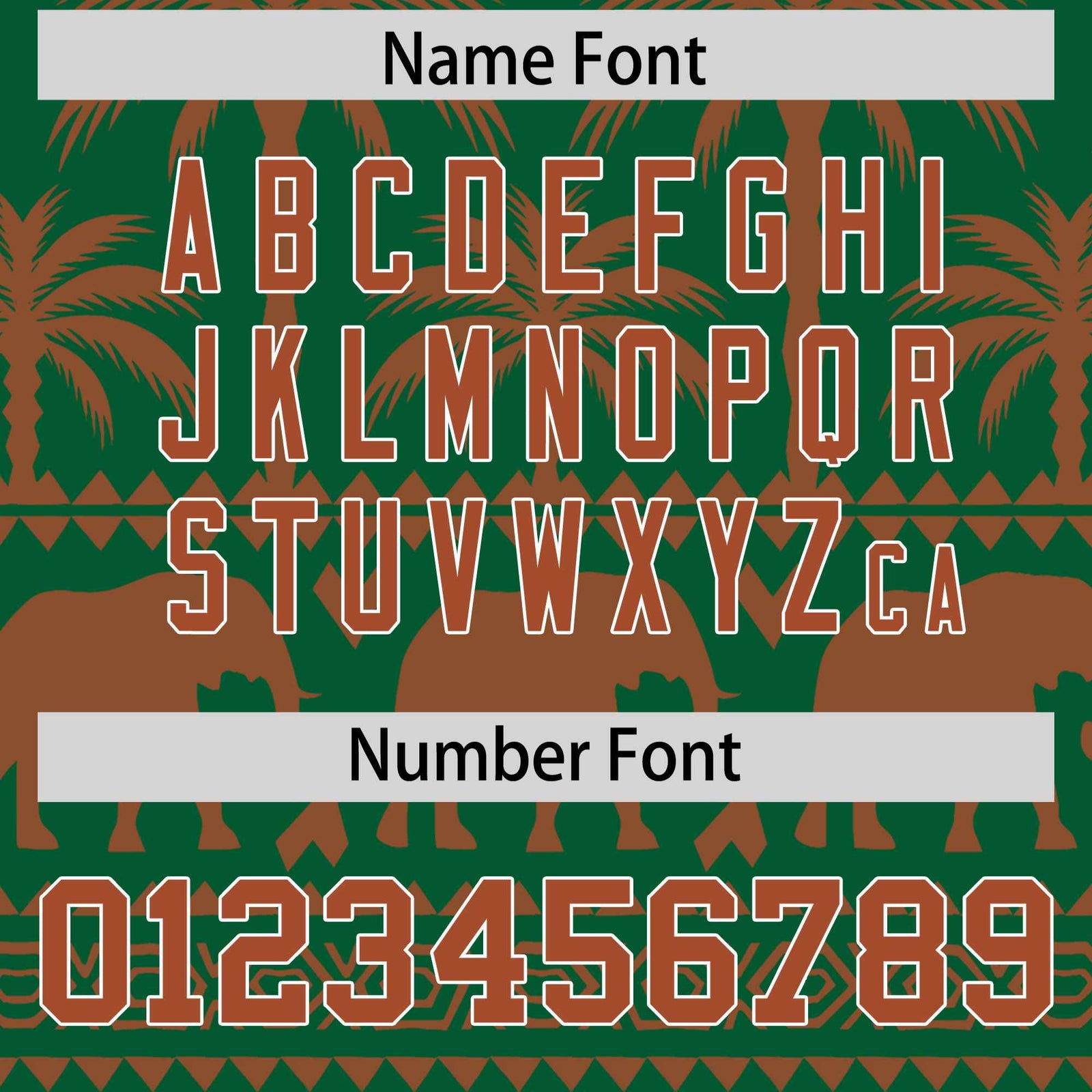 Custom Kelly Green Texas Orange Graffiti Pattern Personalized Bossinia Style Authentic Baseball Jersey