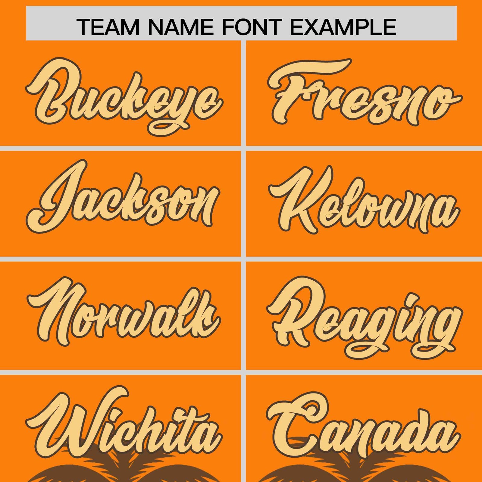 Custom Orange Light Brown Graffiti Pattern Personalized Bossinia Style Authentic Baseball Jersey