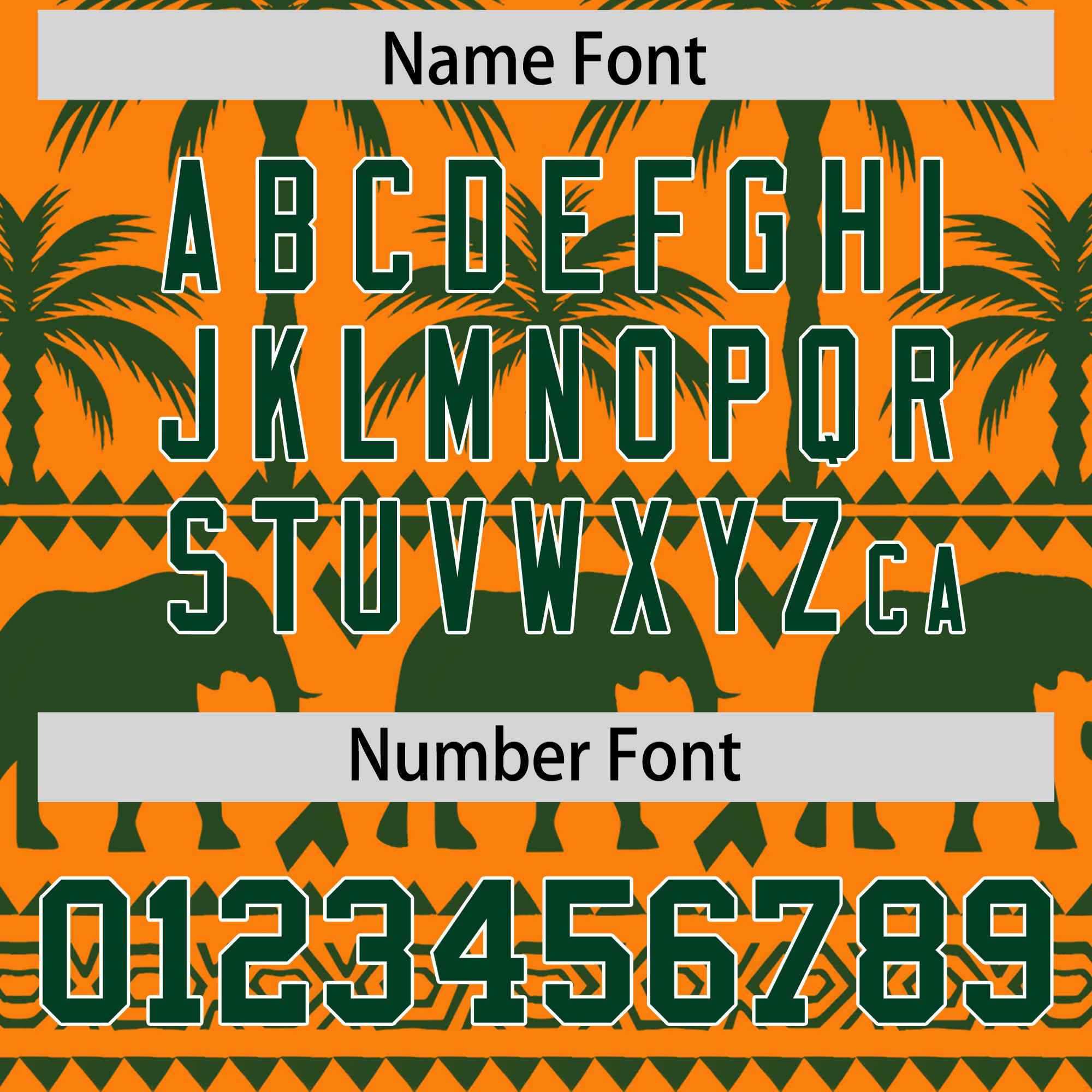 Custom Orange Green Graffiti Pattern Personalized Bossinia Style Authentic Baseball Jersey