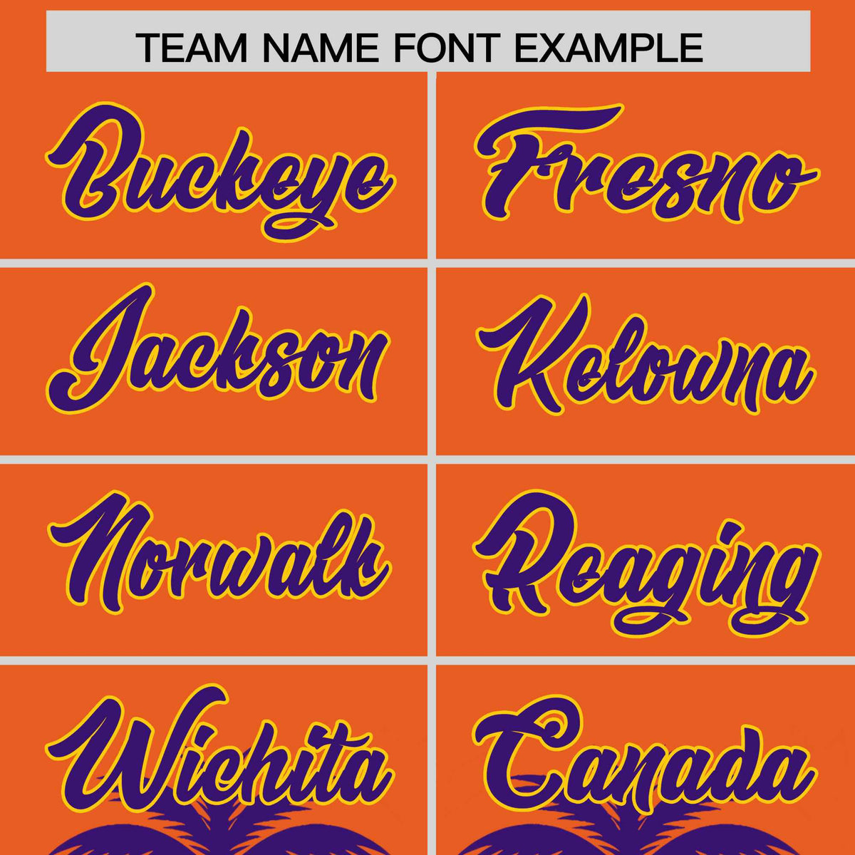 Custom Orange Purple Graffiti Pattern Personalized Bossinia Style Authentic Baseball Jersey