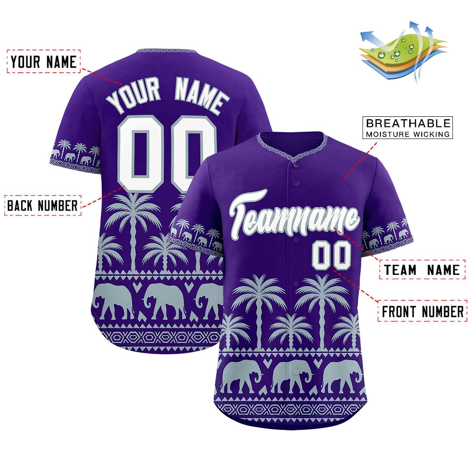 Custom Purple Silver Graffiti Pattern Personalized Bossinia Style Authentic Baseball Jersey