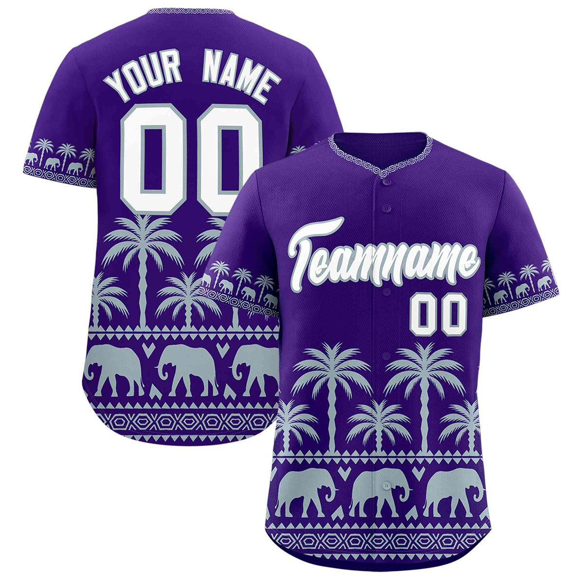 Custom Purple Silver Graffiti Pattern Personalized Bossinia Style Authentic Baseball Jersey