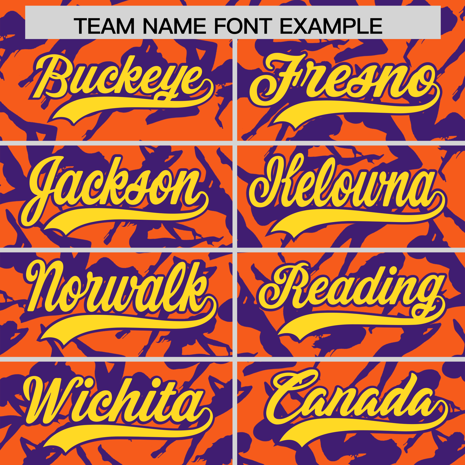 Custom Orange Purple Playboy Graffiti Pattern Authentic Baseball Jersey