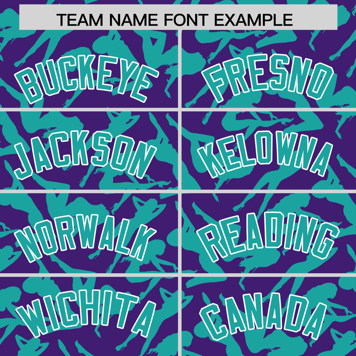 Custom Purple Aqua Playboy Graffiti Pattern Authentic Baseball Jersey