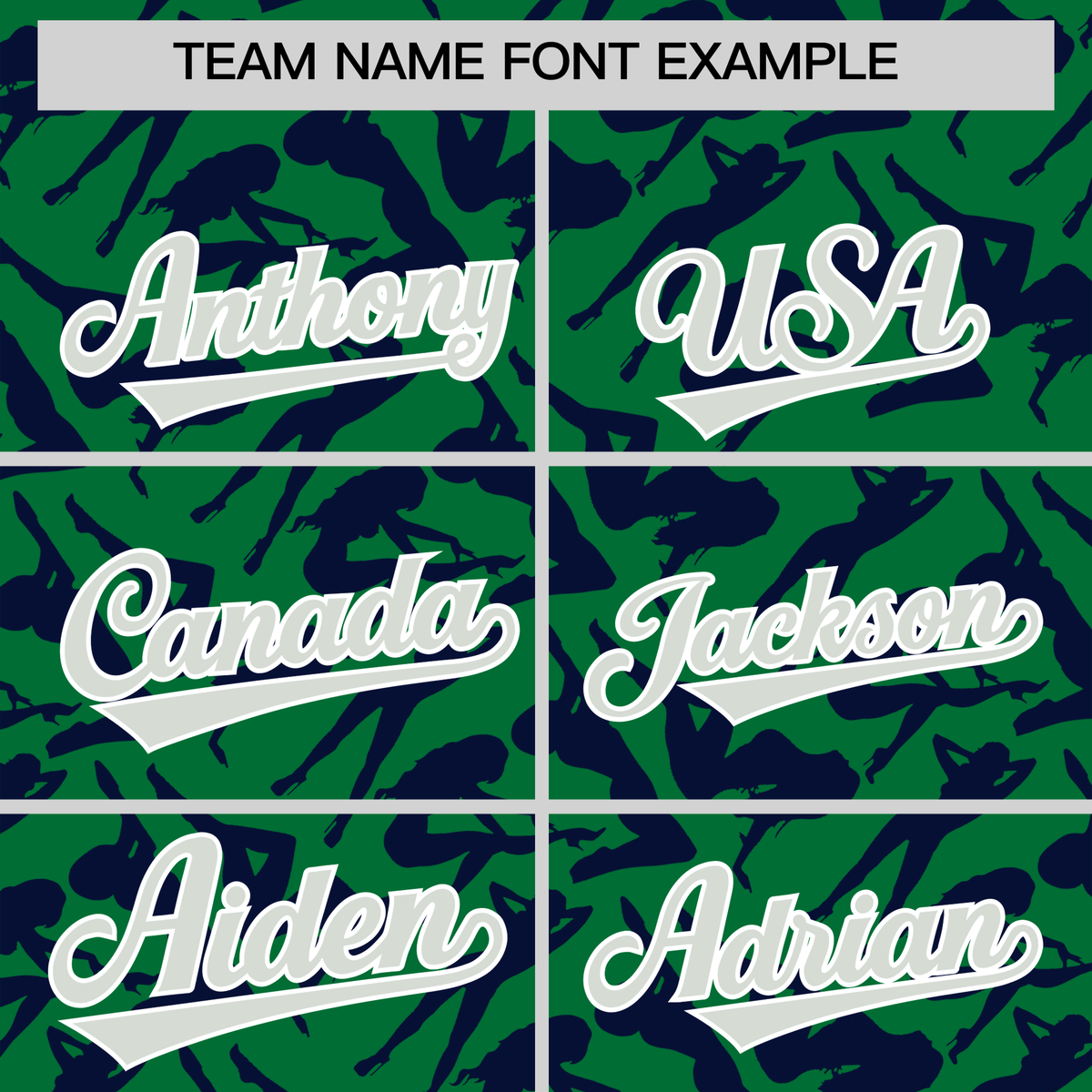 Custom Kelly Green Navy Playboy Graffiti Pattern Authentic Baseball Jersey