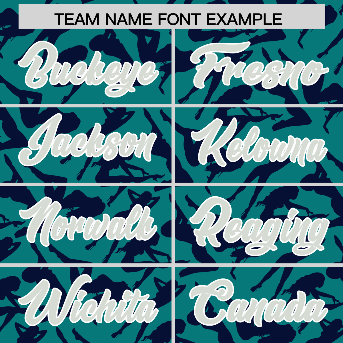 Custom Aqua Navy Playboy Graffiti Pattern Authentic Baseball Jersey