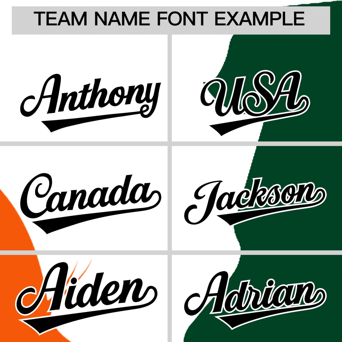 Custom White Orange Green Silhouettes of Loving Couple Valentine's Day Baseball Jersey| KXKSHOP