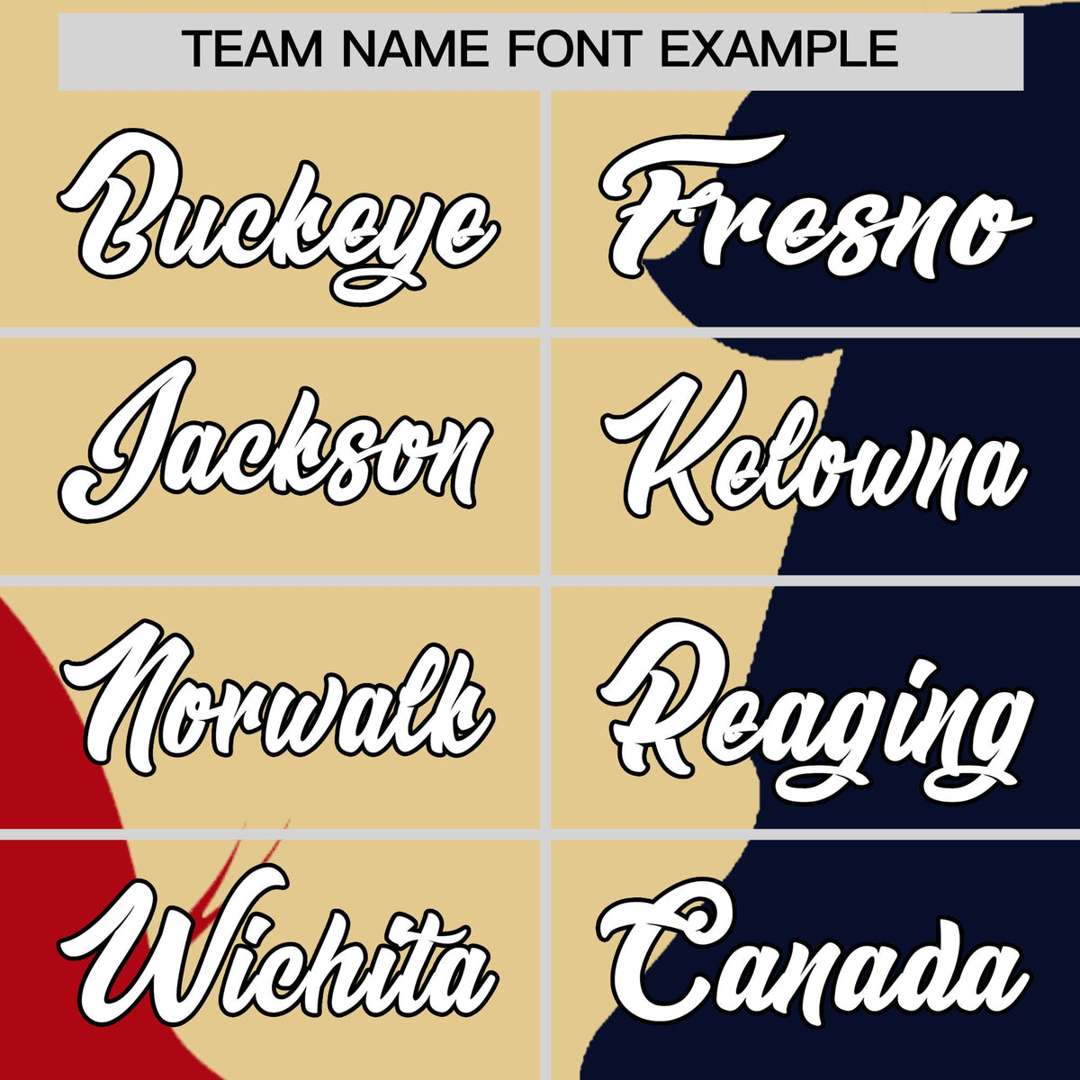 Custom Khaki Red Navy Silhouettes of Loving Couple Valentine's Day Baseball Jersey| KXKSHOP