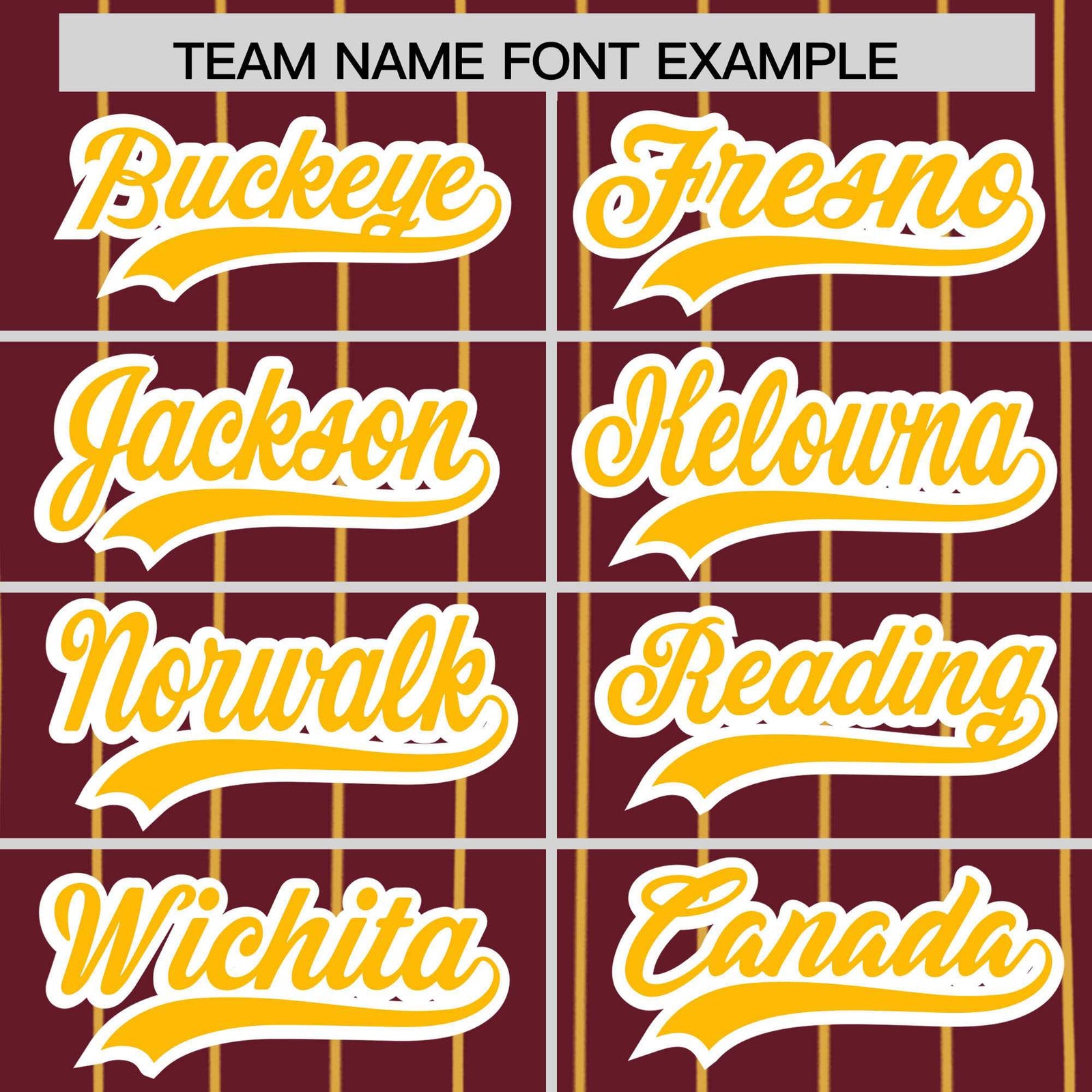 Custom Maroon Yellow Stripe Fashion Authentic Baseball Jersey