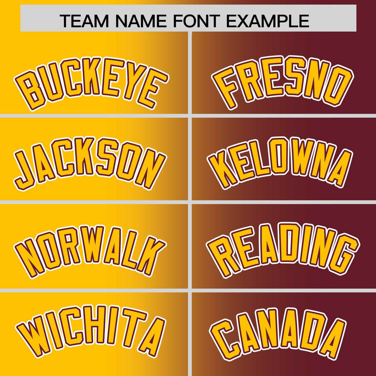 Custom Yellow Maroon Two Tone Gradient Fashion Authentic Baseball Jersey