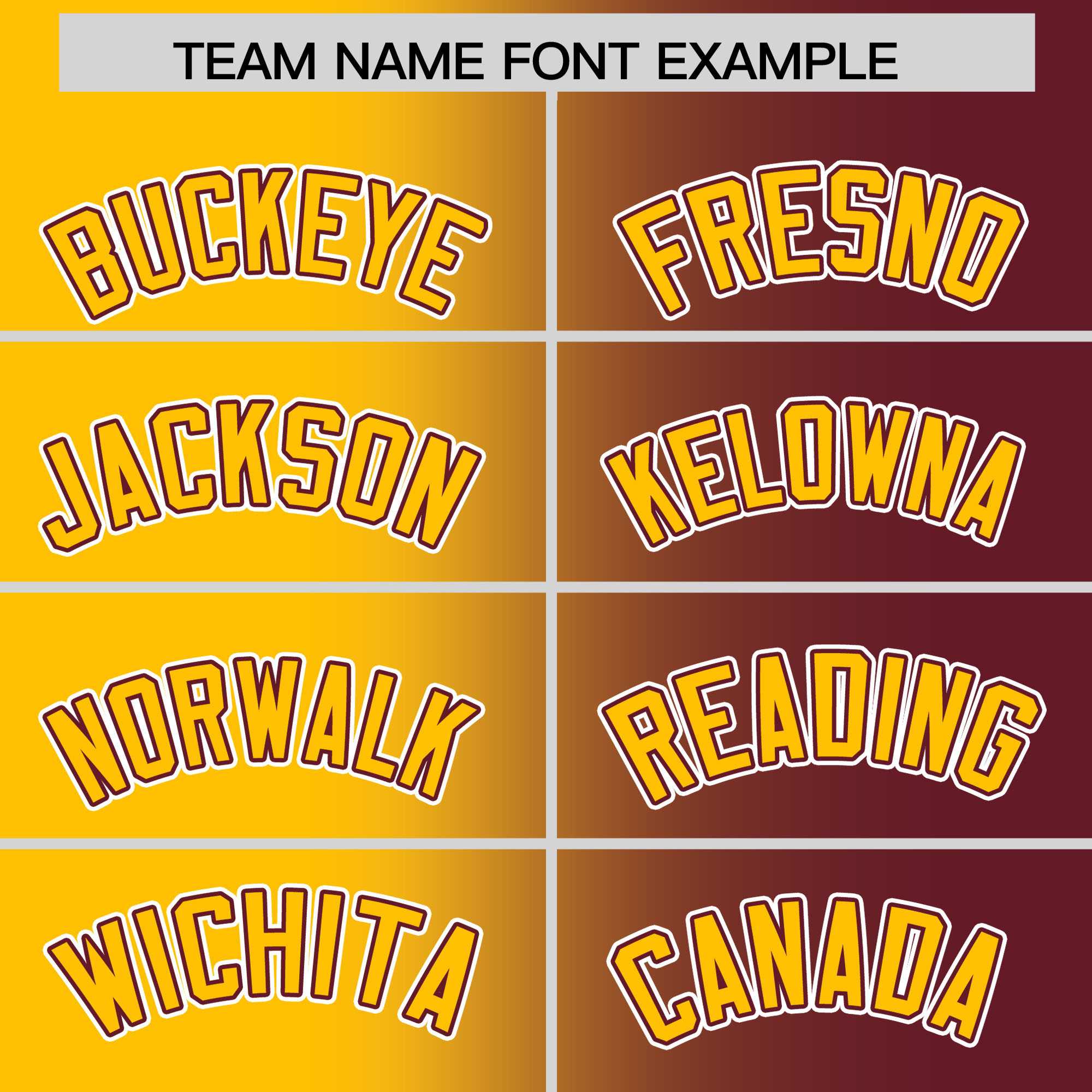 Custom Yellow Maroon Two Tone Gradient Fashion Authentic Baseball Jersey