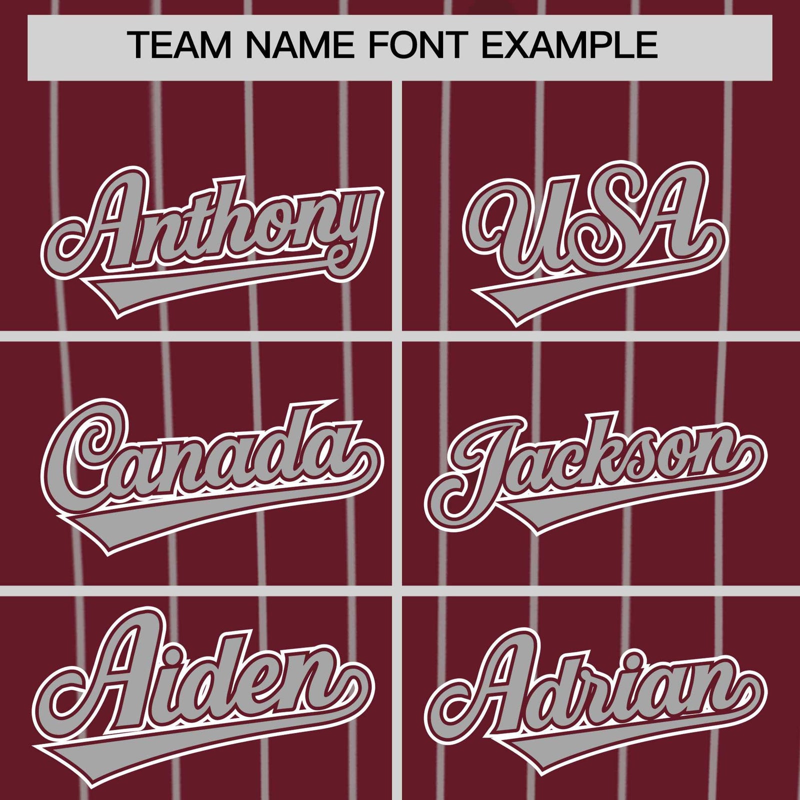 Custom Maroon Gray Stripe Fashion Authentic Baseball Jersey
