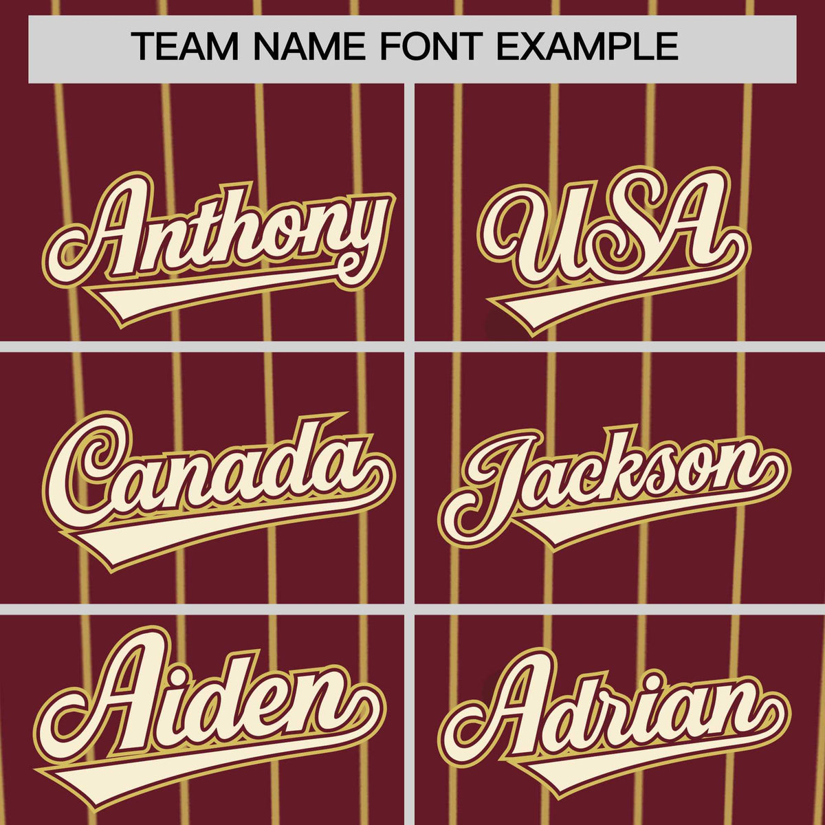 Custom Maroon Old Gold Stripe Fashion Authentic Baseball Jersey