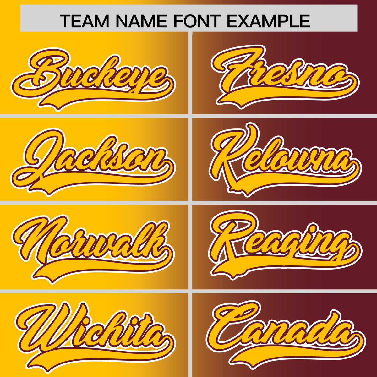 Custom Yellow Maroon Two Tone Gradient Fashion Authentic Baseball Jersey