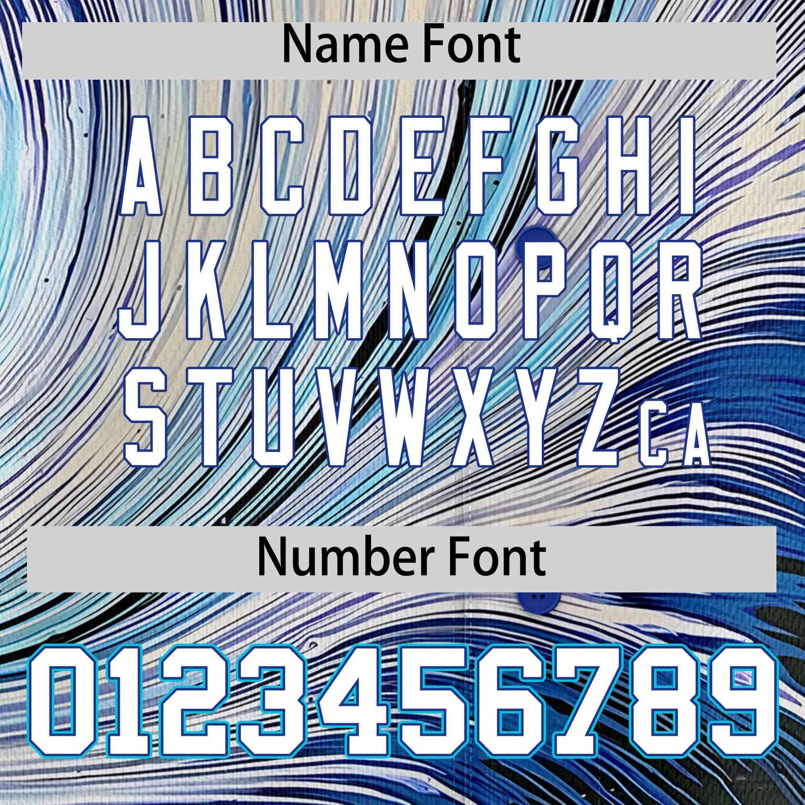 Custom White Royal Fluid Feather Graffiti Pattern Authentic Baseball Jersey