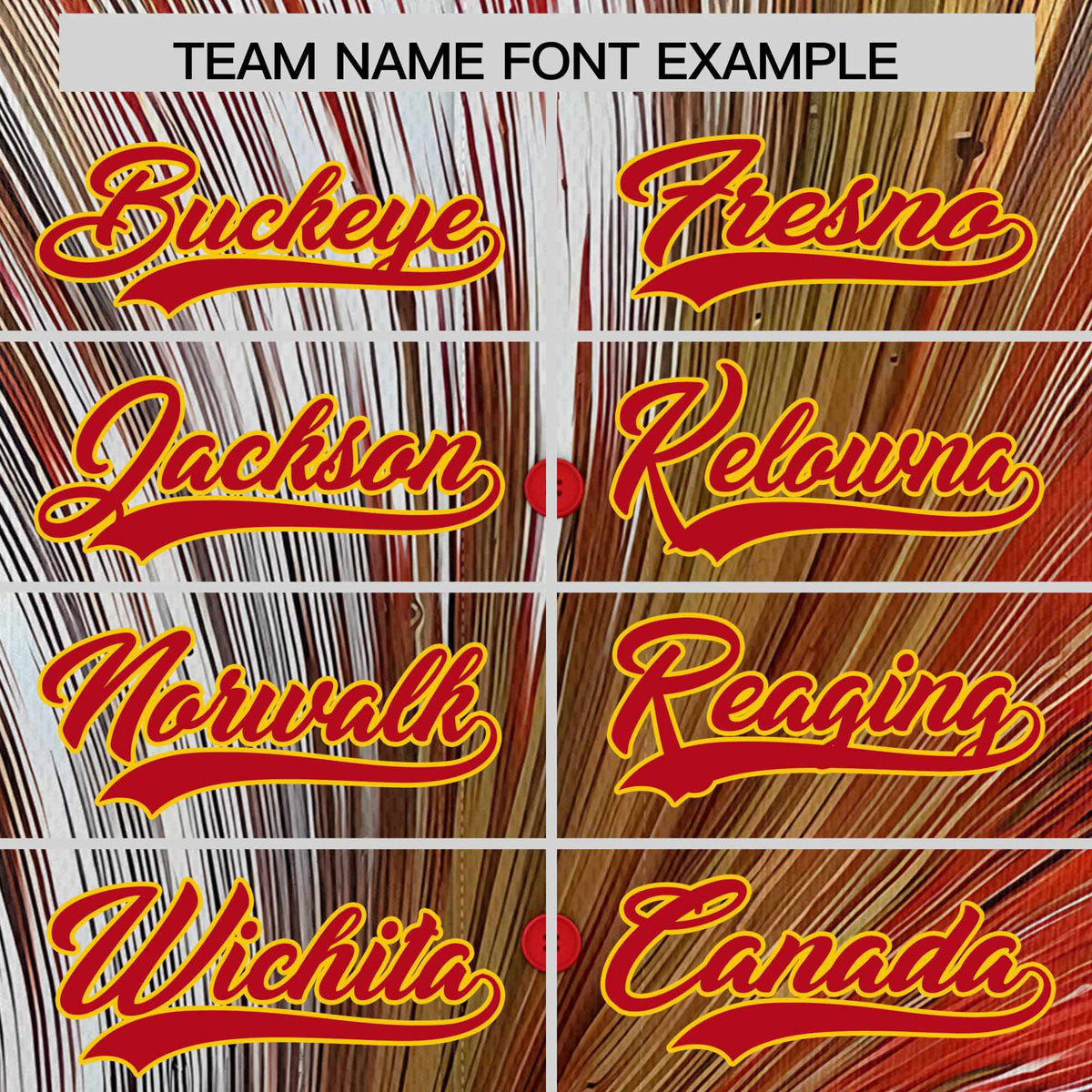 Custom Red Gold Fluid Feather Graffiti Pattern Authentic Baseball Jersey