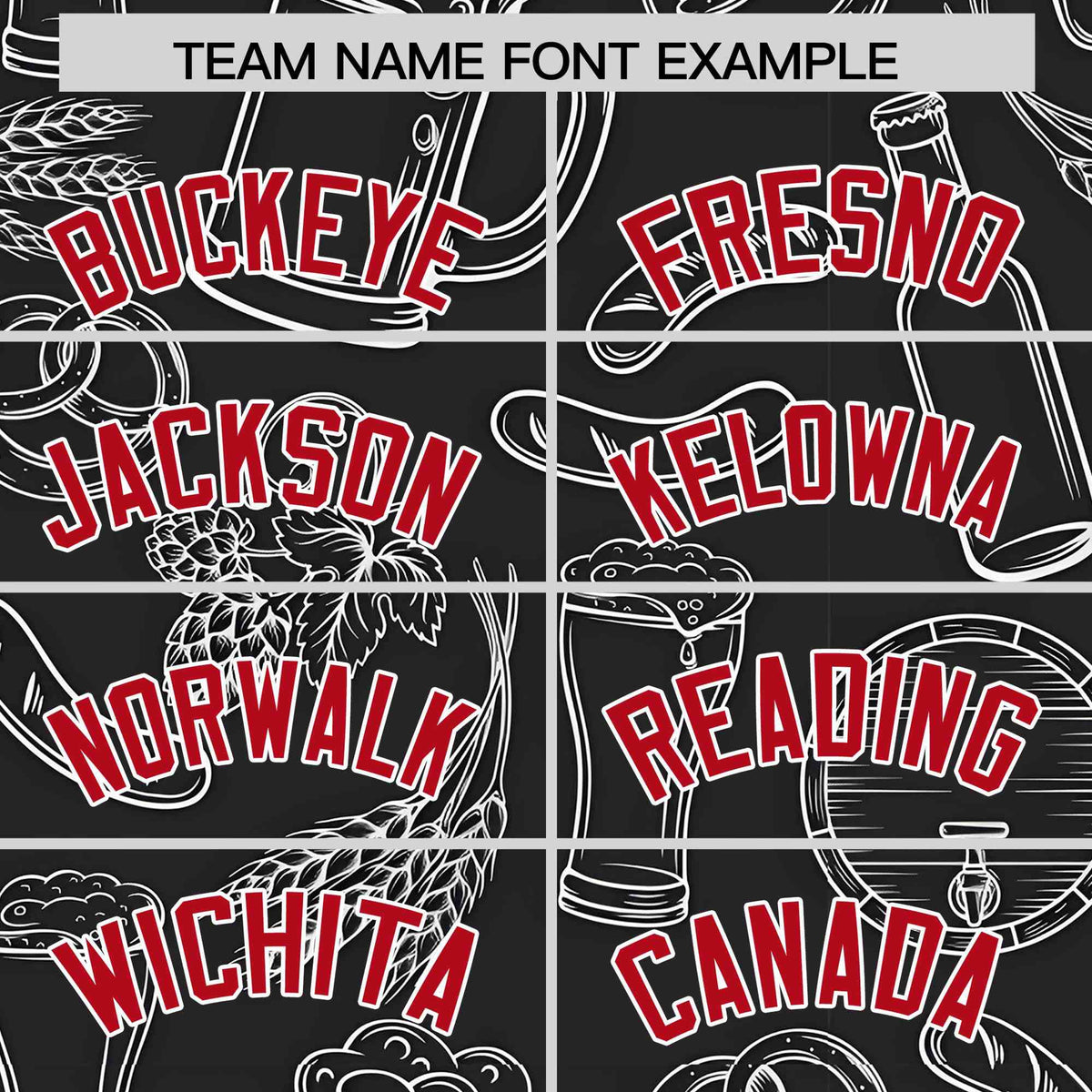 Custom Black White National Beer Day Personalized Beer Pattern Baseball Jersey | Suitable For Groups Or Parties | KXKSHOP