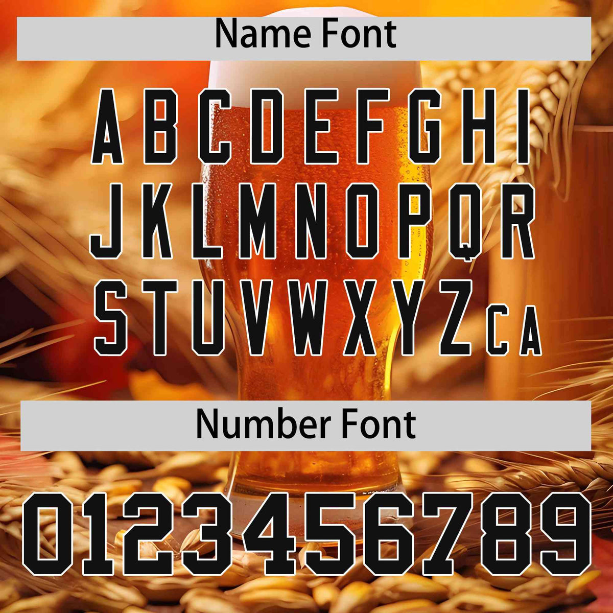 Custom Orange National Beer Day Personalized Beer Pattern Baseball Jersey | Suitable For Groups Or Parties | KXKSHOP