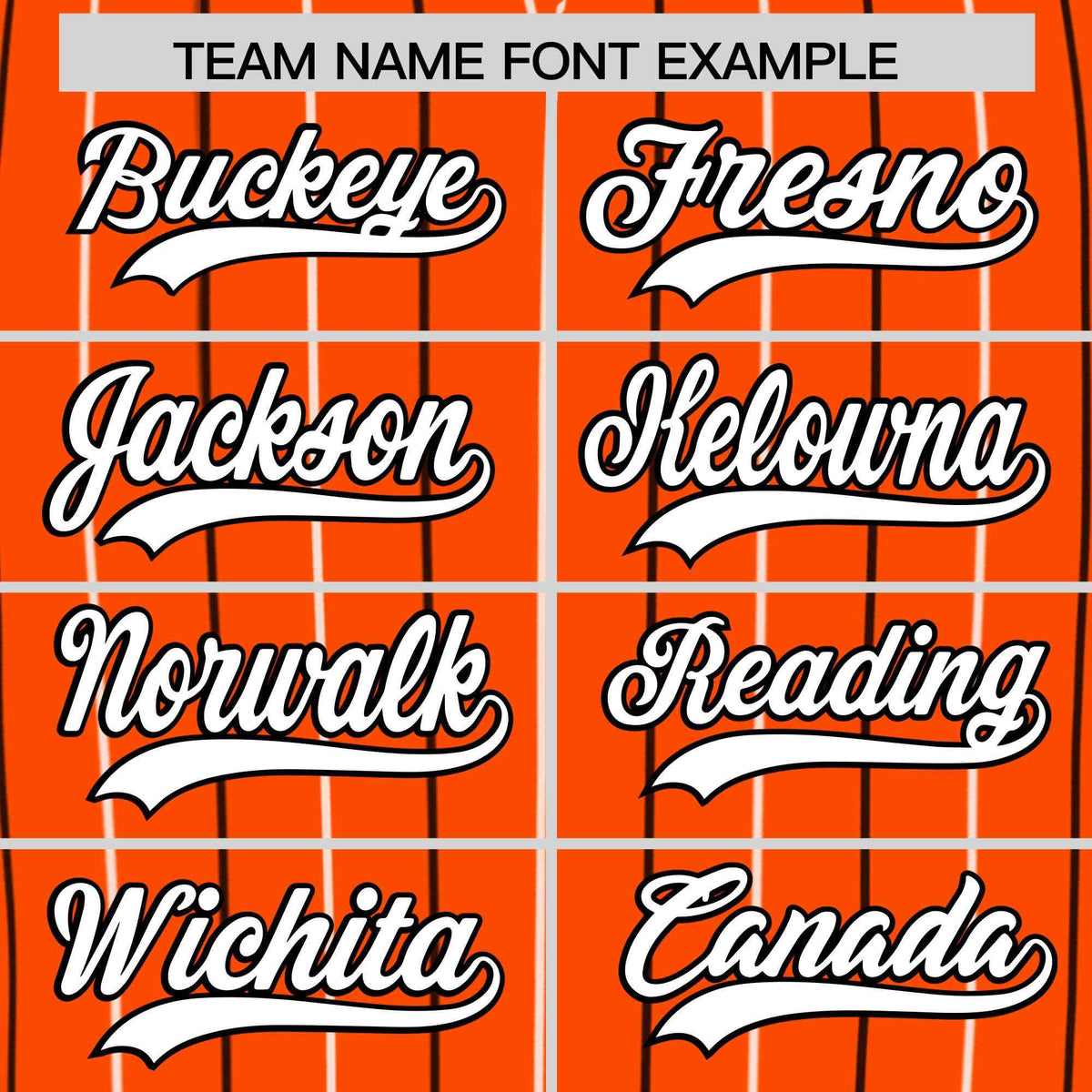 Custom Orange White and Black Bi-Color Stripes Fashion Authentic Baseball Jersey