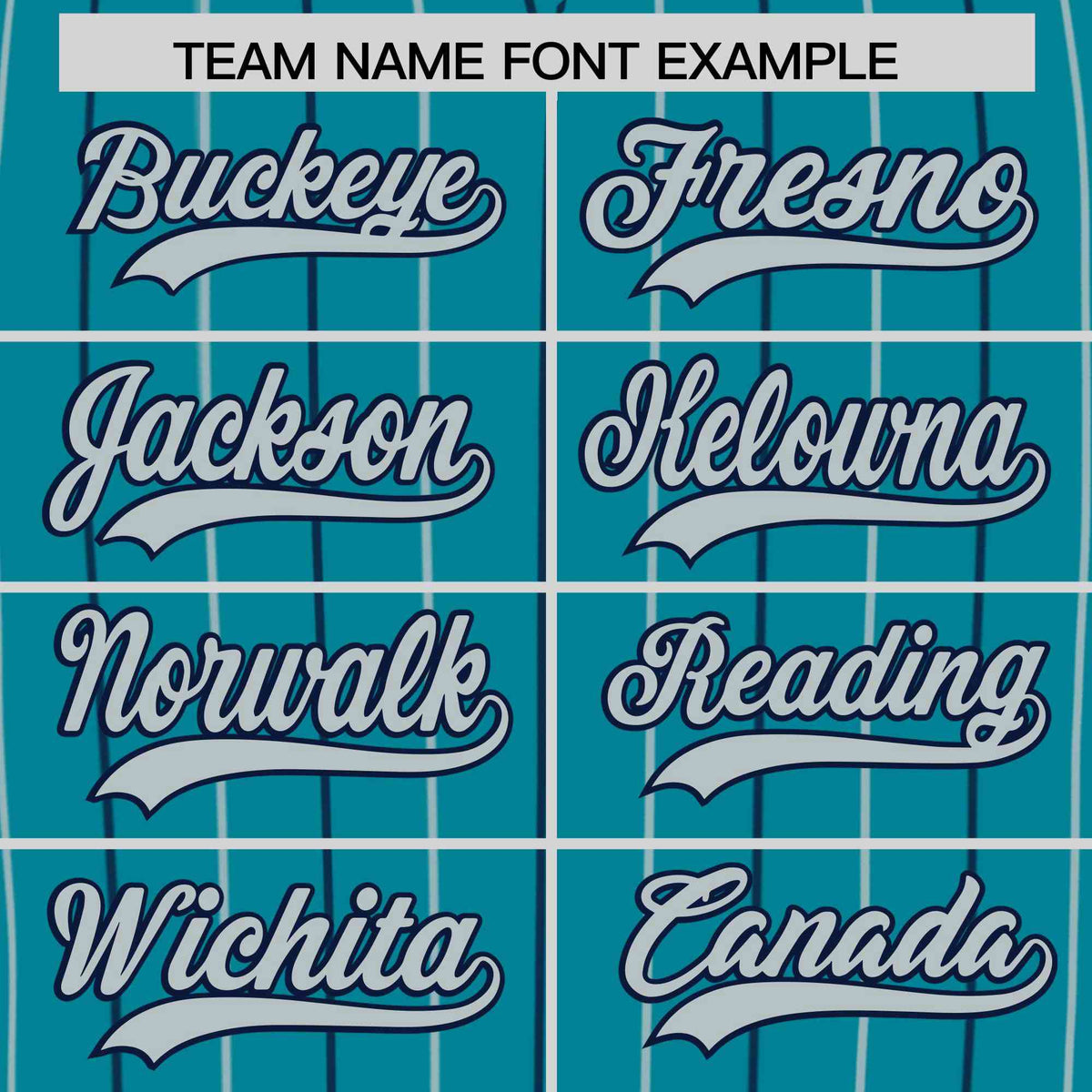 Custom Teal Navy and Gray Bi-Color Stripes Fashion Authentic Baseball Jersey