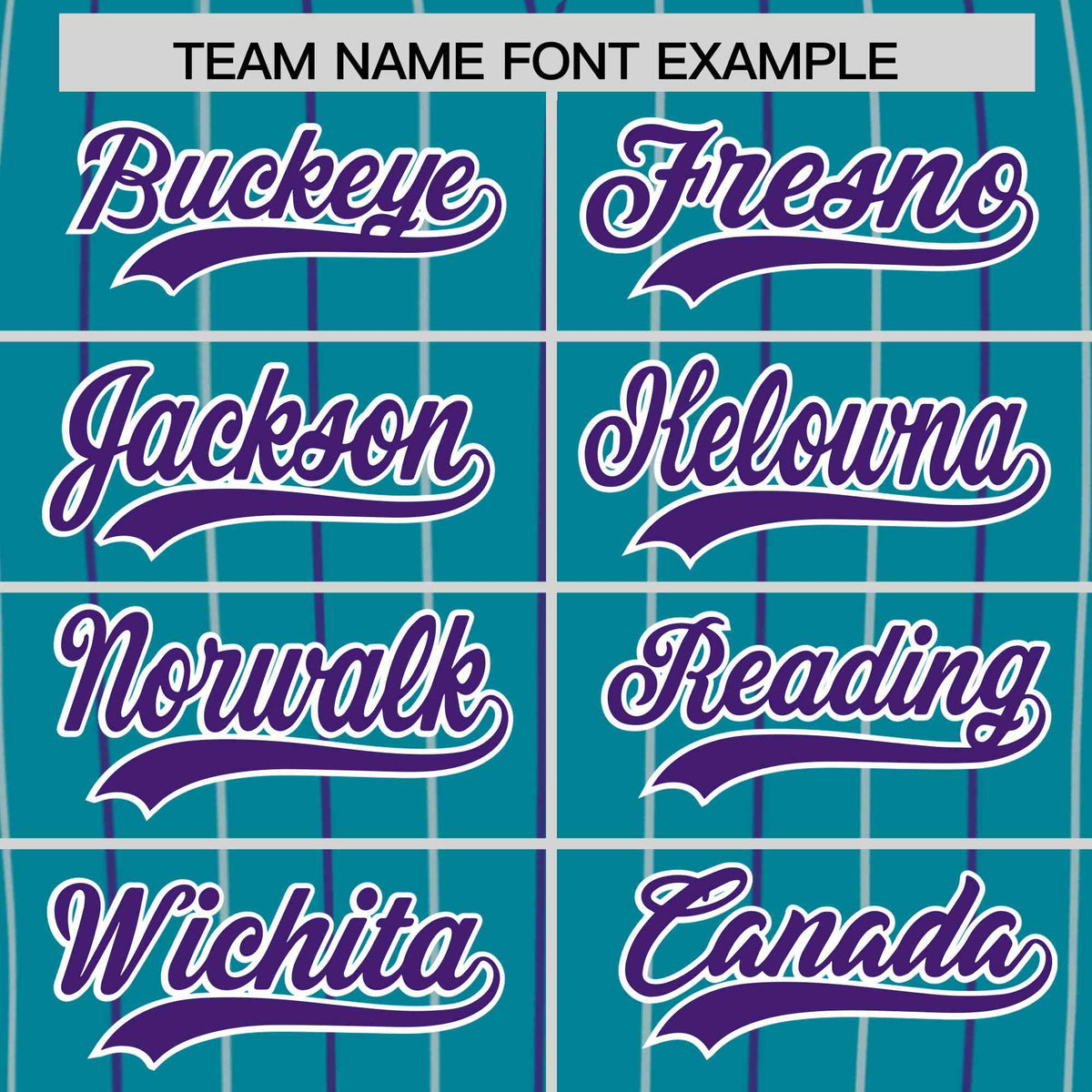 Custom Teal White and Purple Bi-Color Stripes Fashion Authentic Baseball Jersey