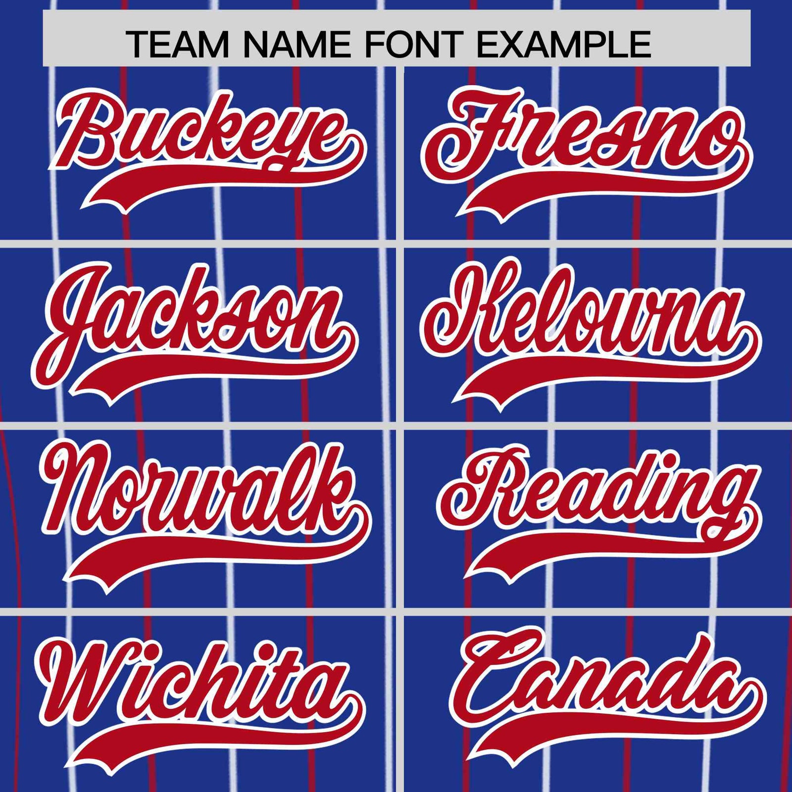 Custom Royal Red and White Bi-Color Stripes Fashion Authentic Baseball Jersey