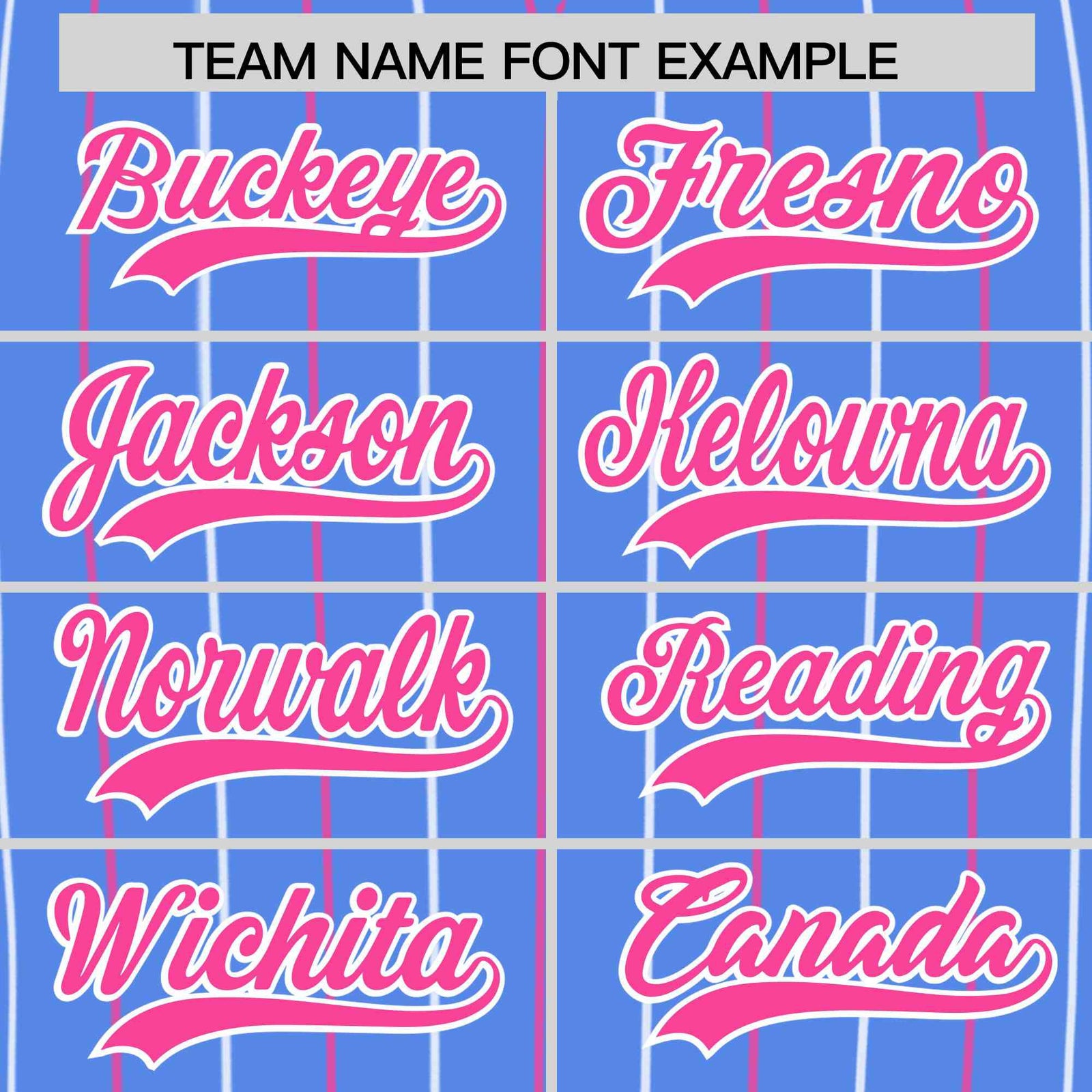 Custom Powder Blue Pink and White Bi-Color Stripes Fashion Authentic Baseball Jersey