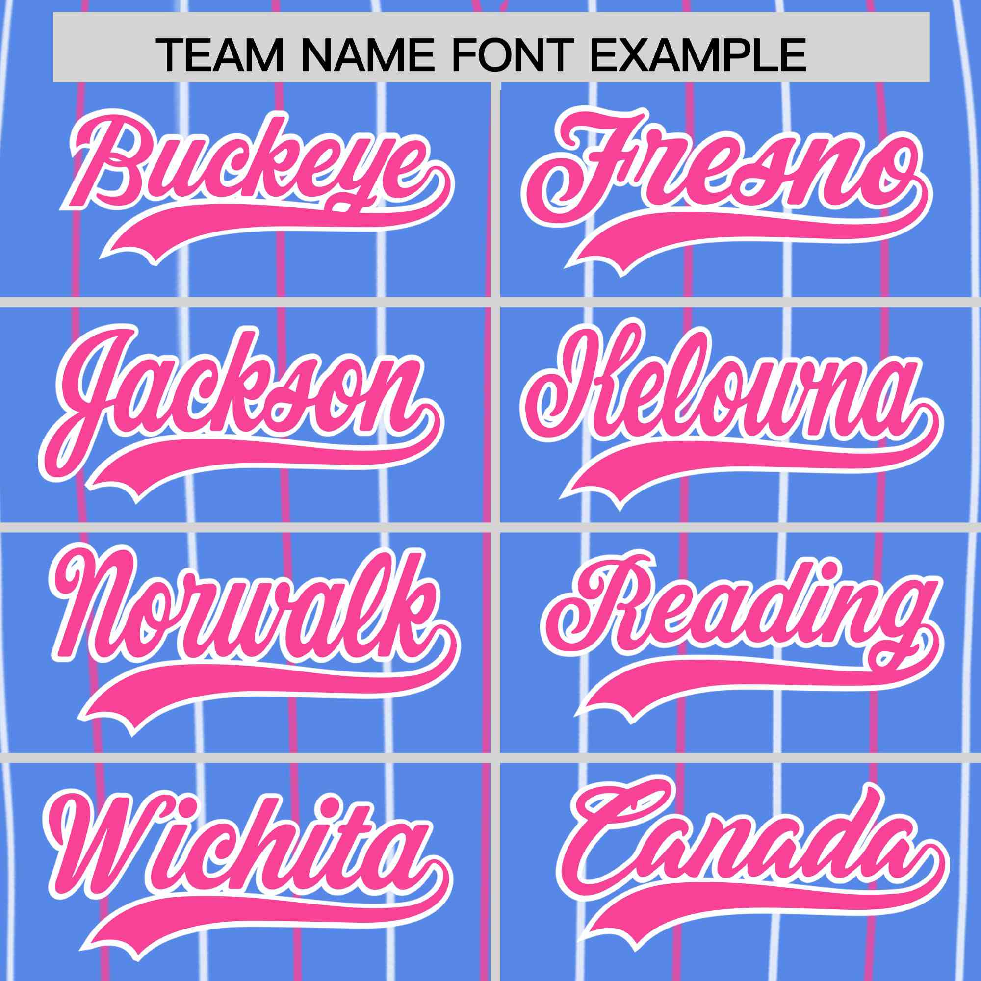 Custom Powder Blue Pink and White Bi-Color Stripes Fashion Authentic Baseball Jersey