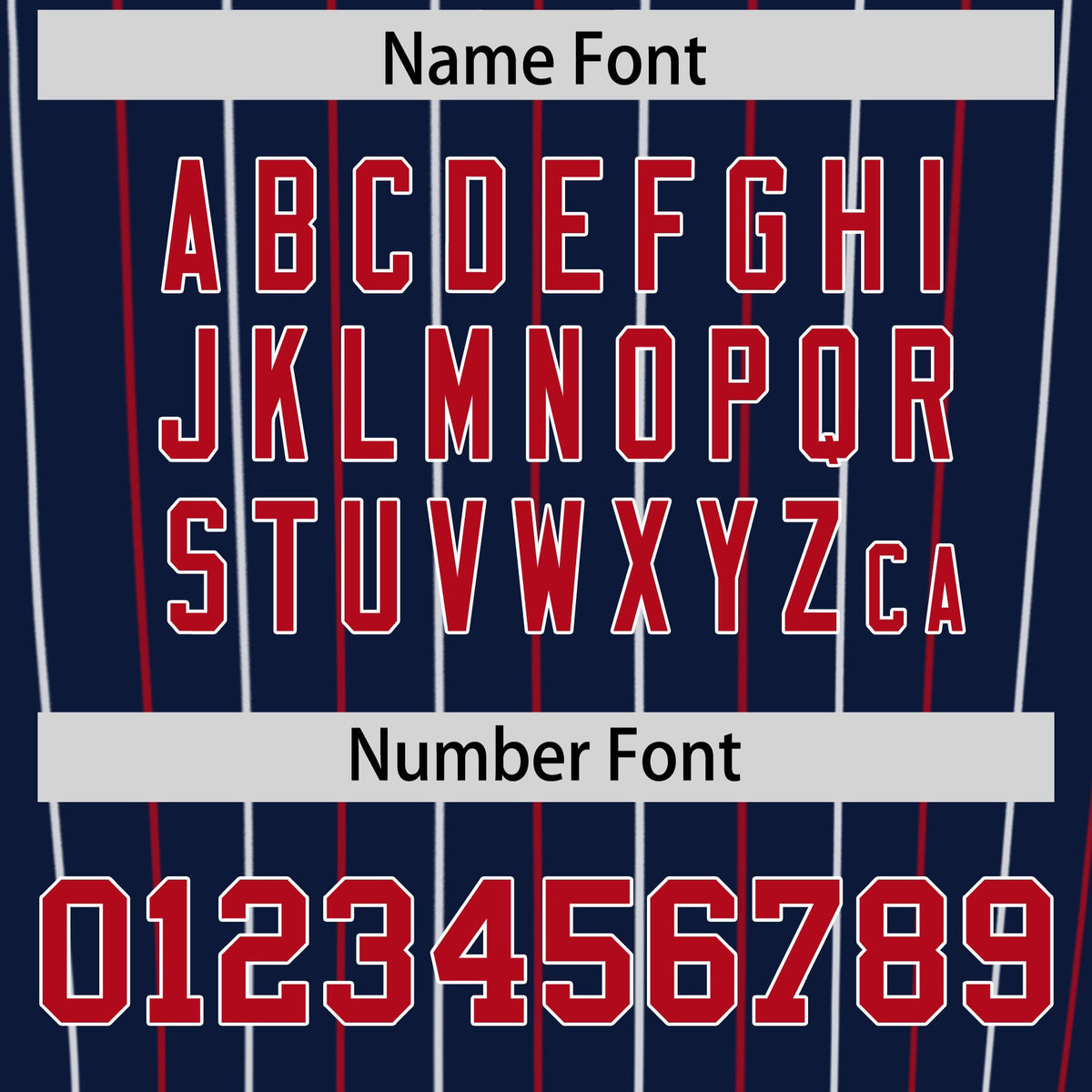 Custom Navy Red and White Bi-Color Stripes Fashion Authentic Baseball Jersey