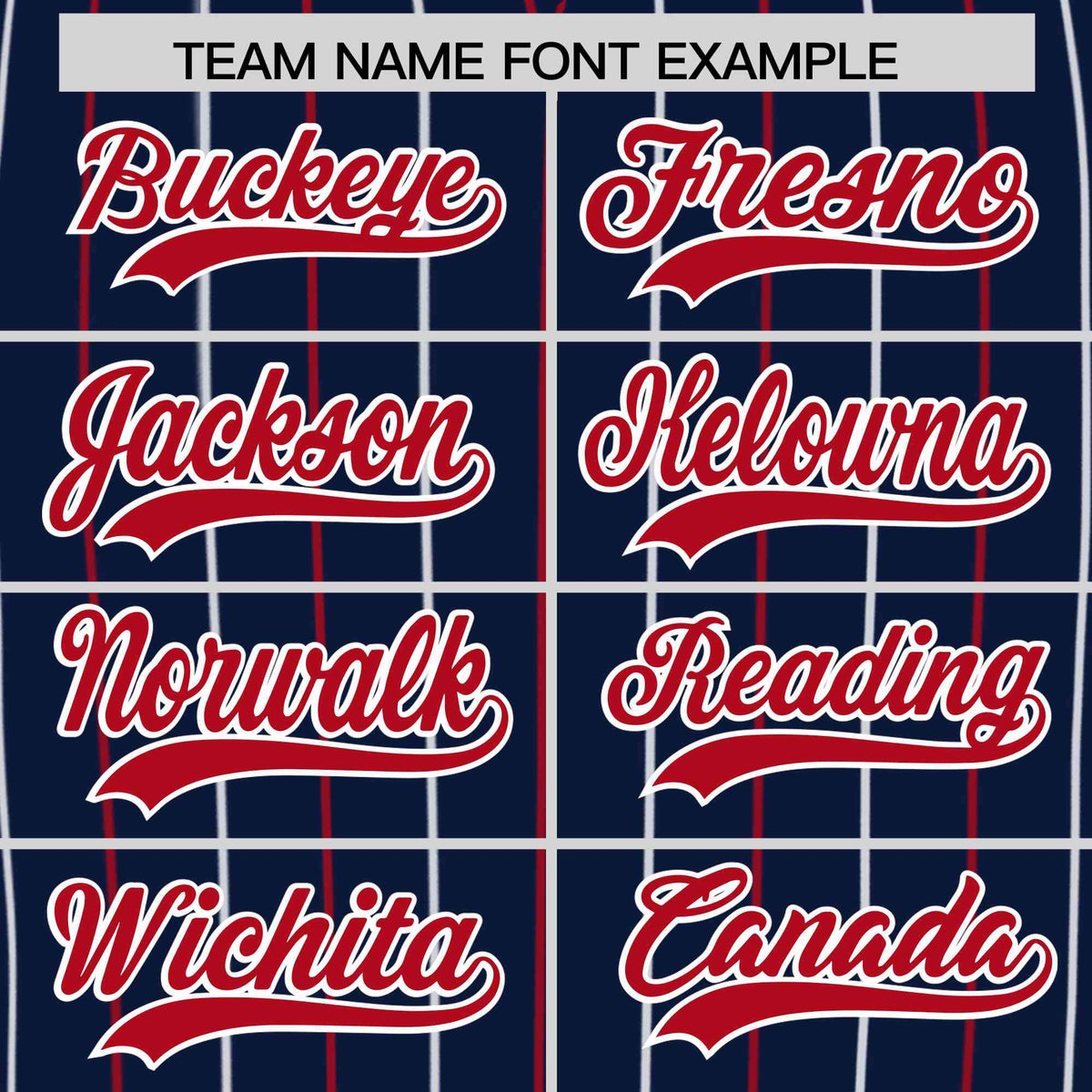 Custom Navy Red and White Bi-Color Stripes Fashion Authentic Baseball Jersey