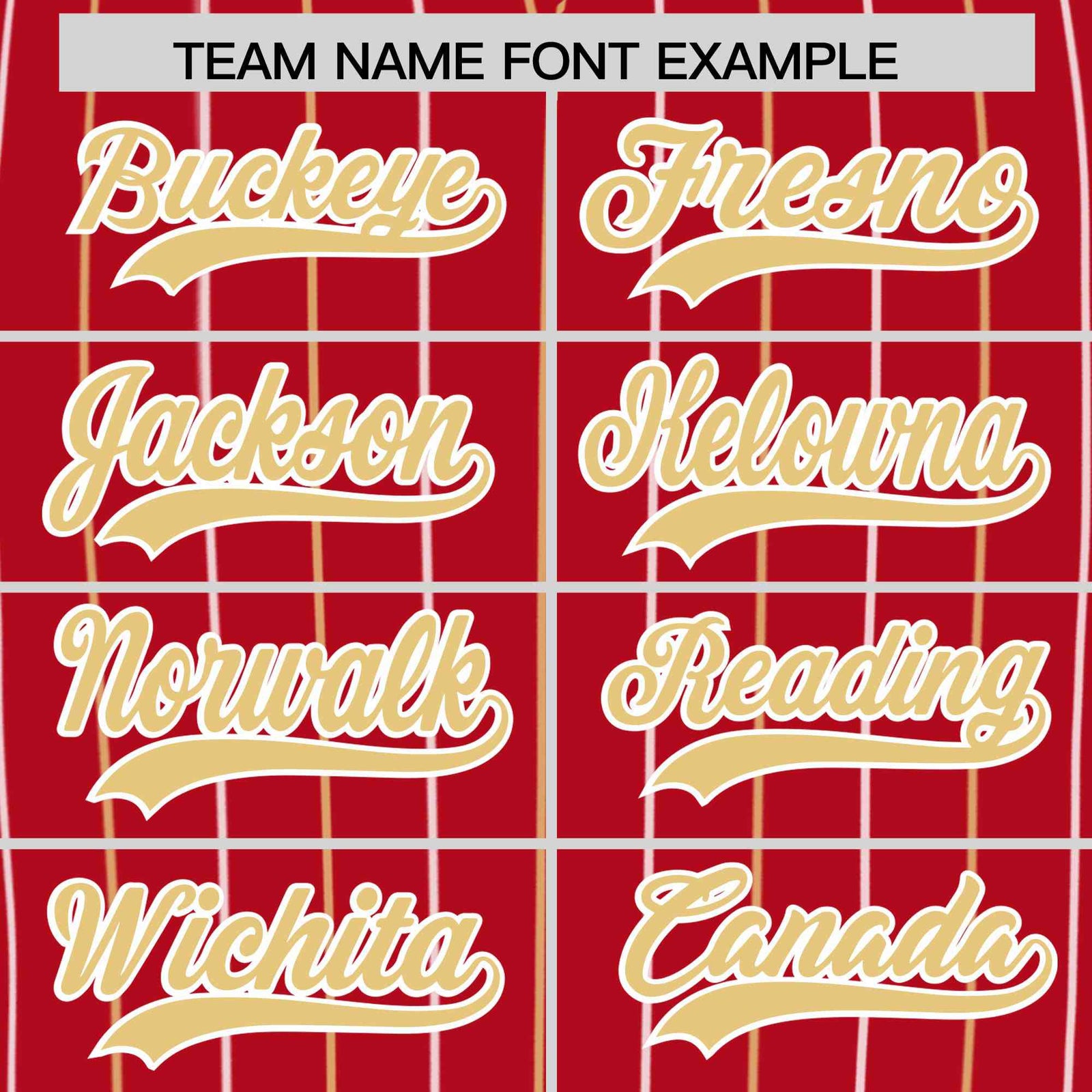 Custom Red Khaki and White Bi-Color Stripes Fashion Authentic Baseball Jersey